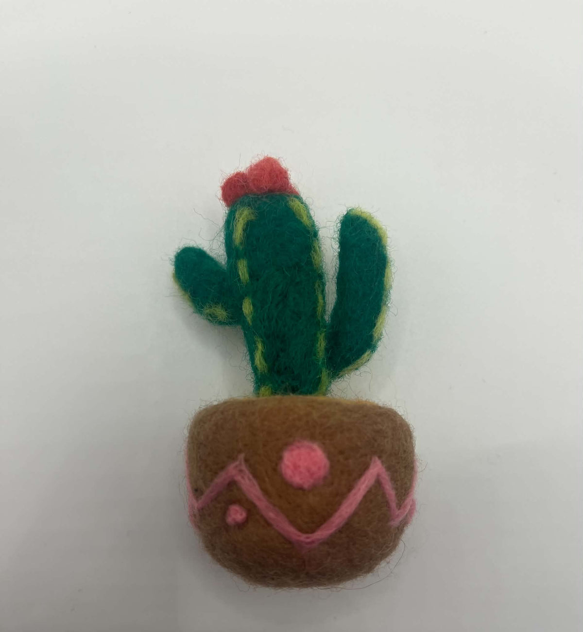 Needle felted cactus