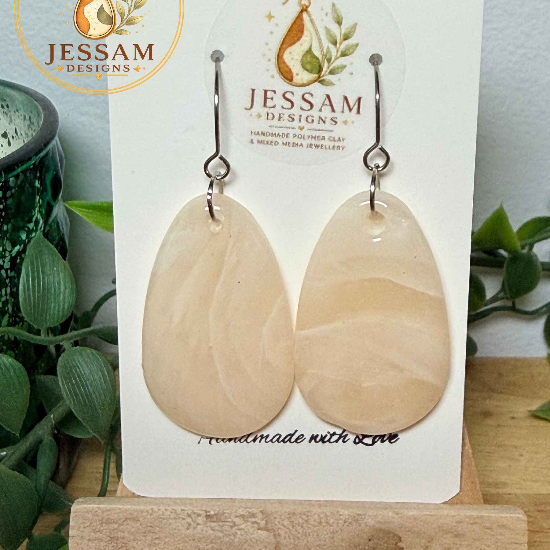 Alabaster Stone Collection Dangle Earrings