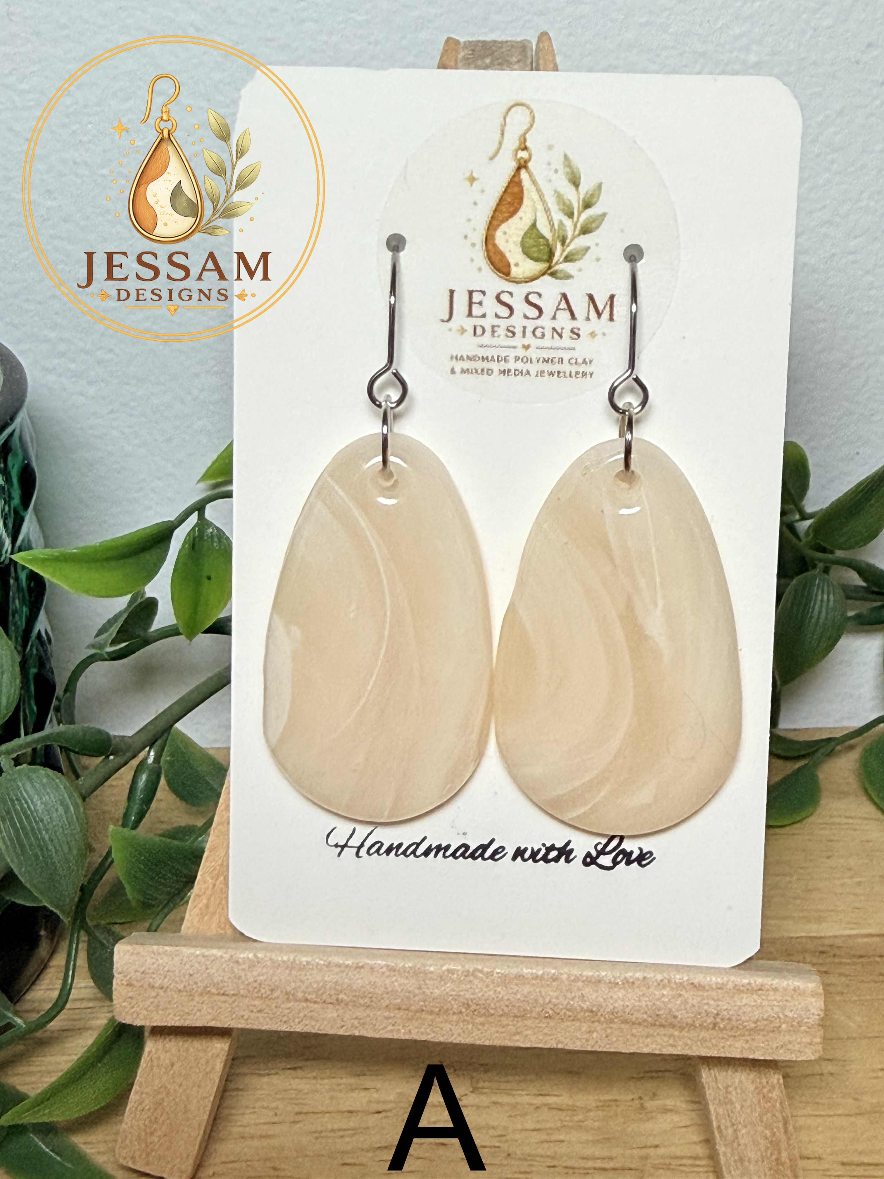 Alabaster Stone Collection Dangle Earrings