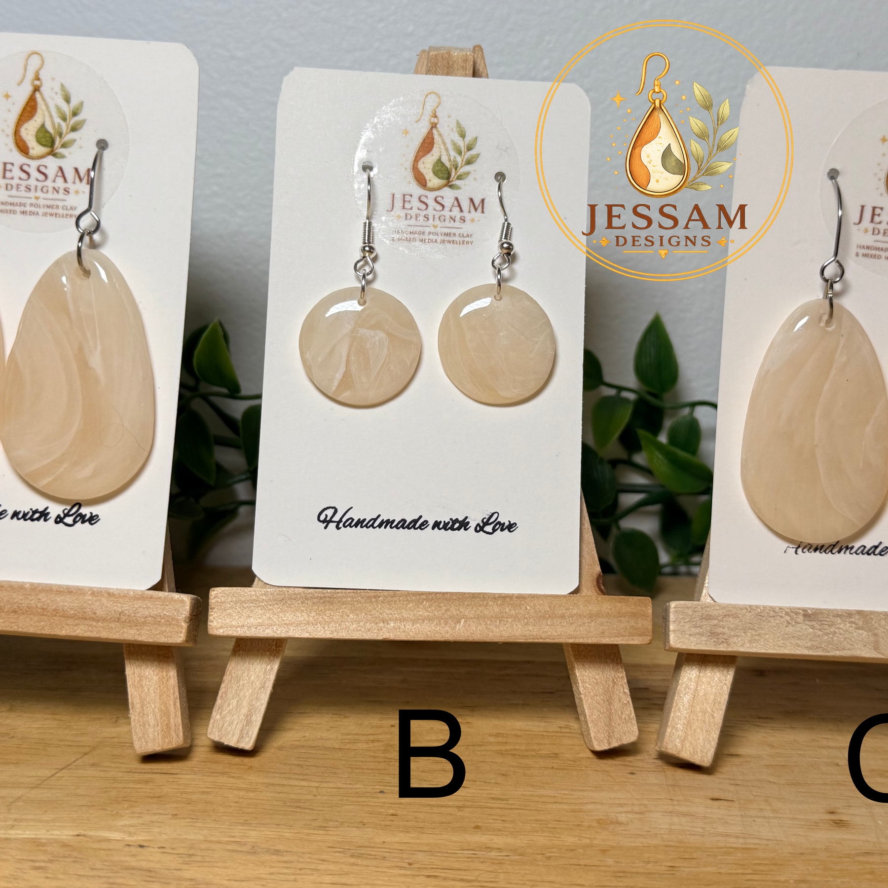 Alabaster Stone Collection Dangle Earrings