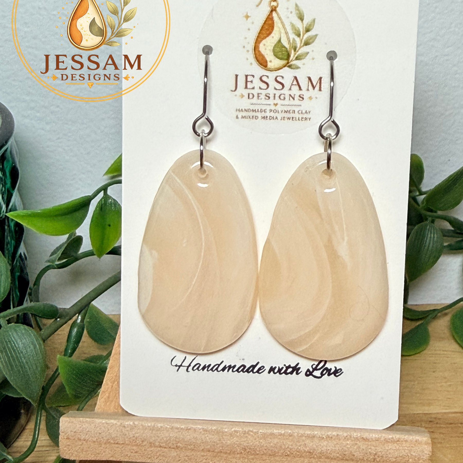 Alabaster Stone Collection Dangle Earrings
