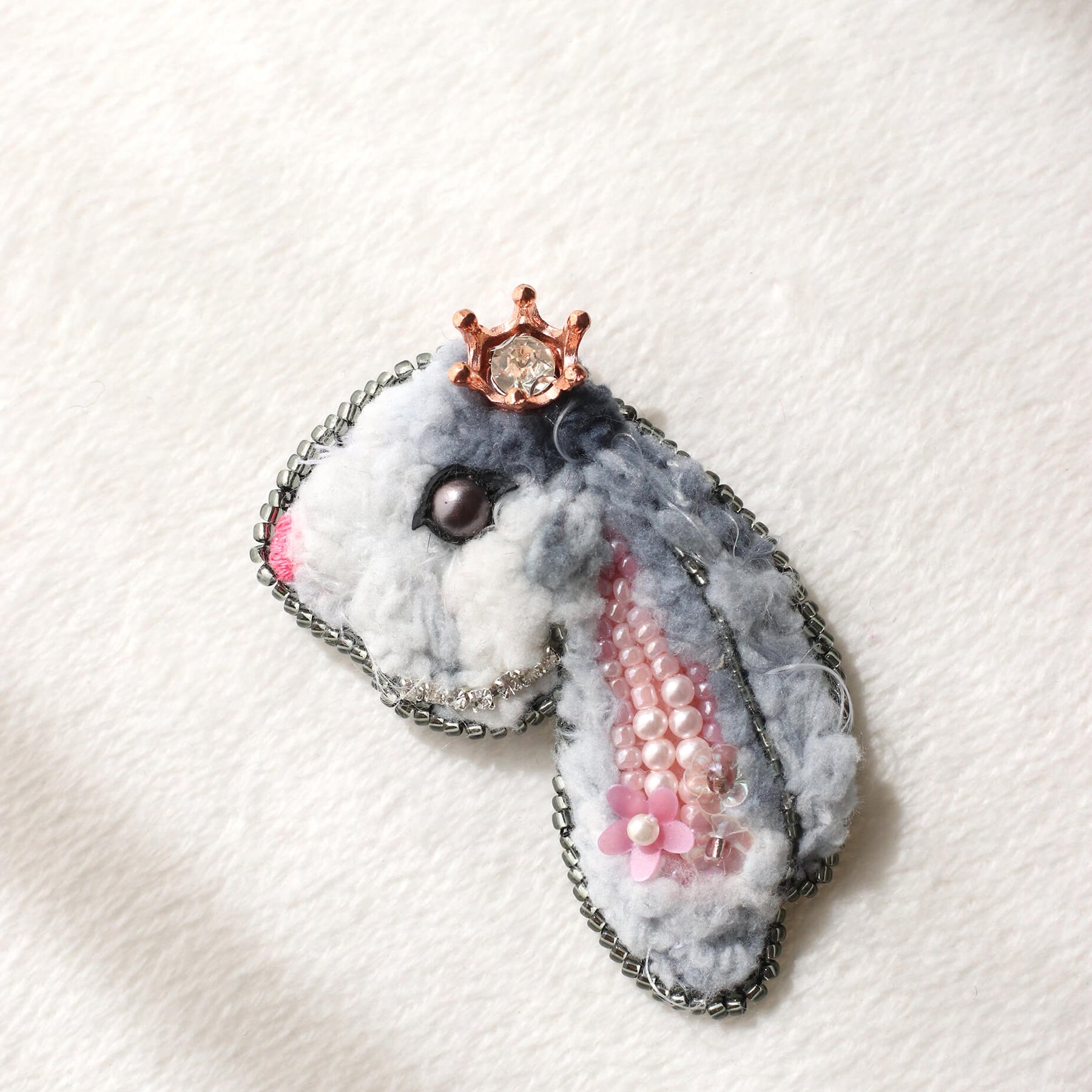 Royal Bunny Brooch