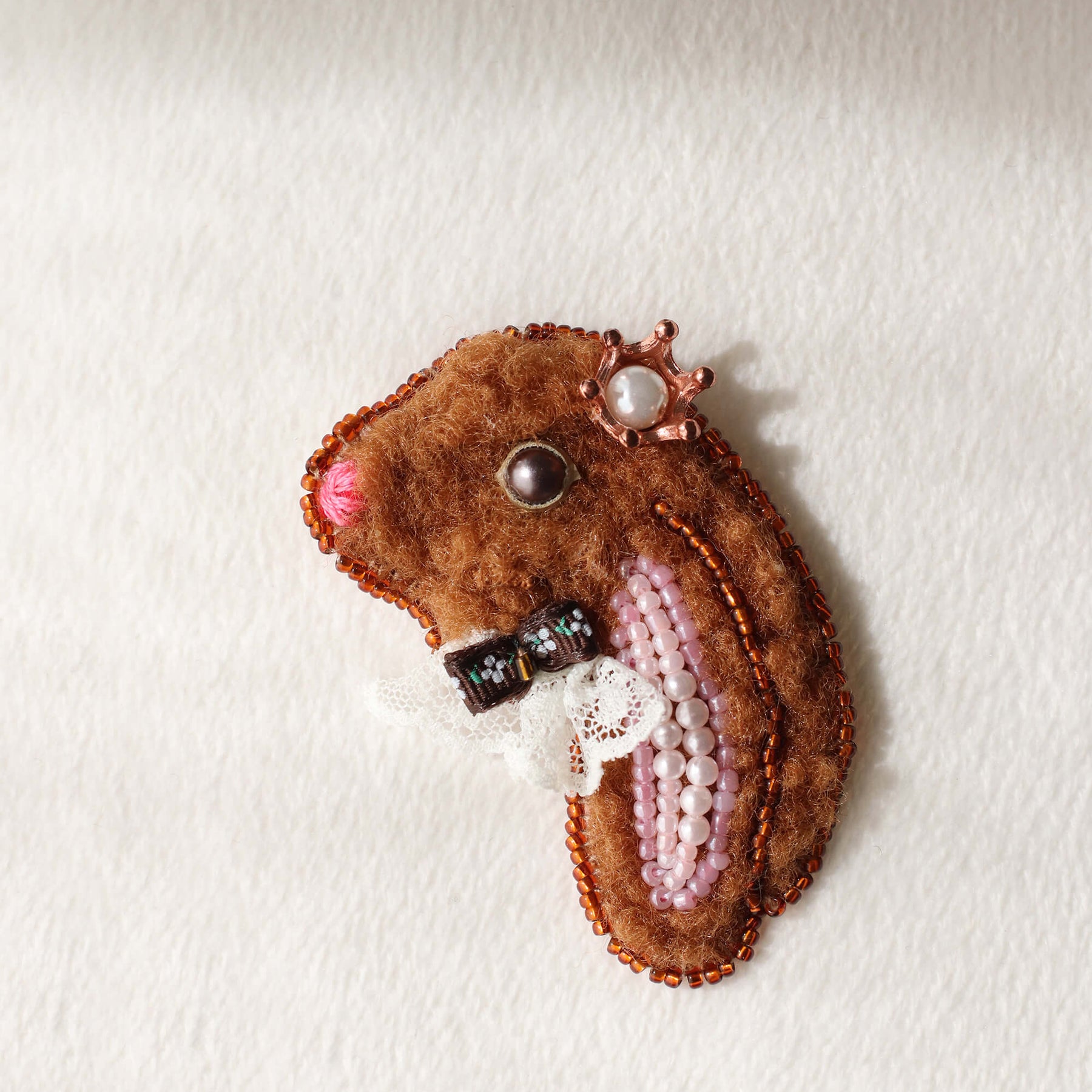 Royal Bunny Brooch