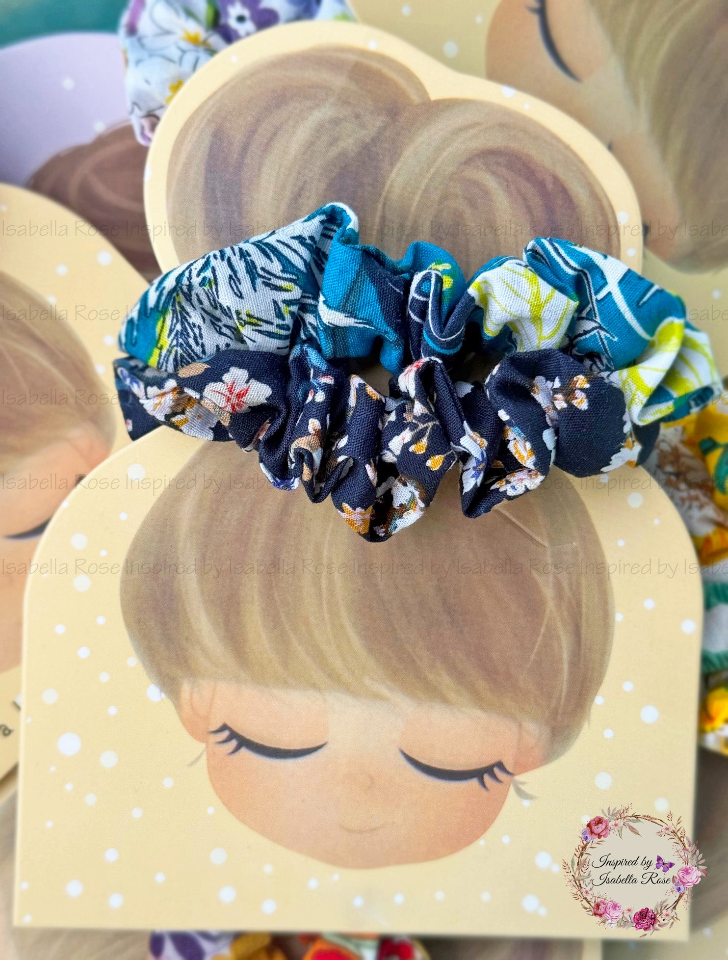 Colourful Scrunchies, 2 Pack for Kids, You Choose