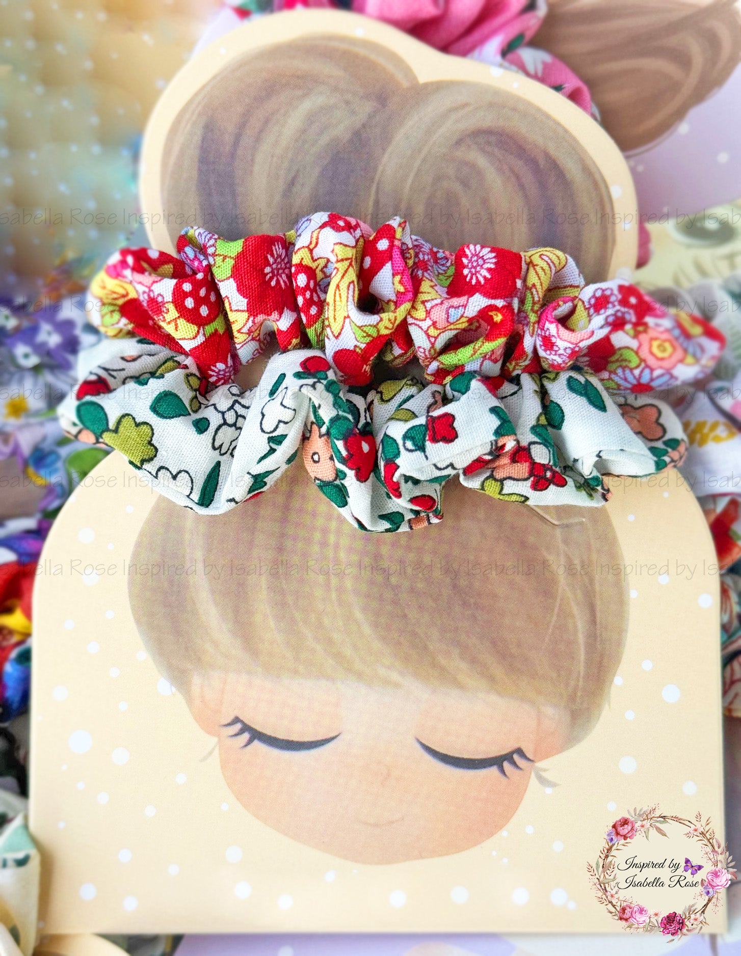 Colourful Scrunchies, 2 Pack for Kids, You Choose