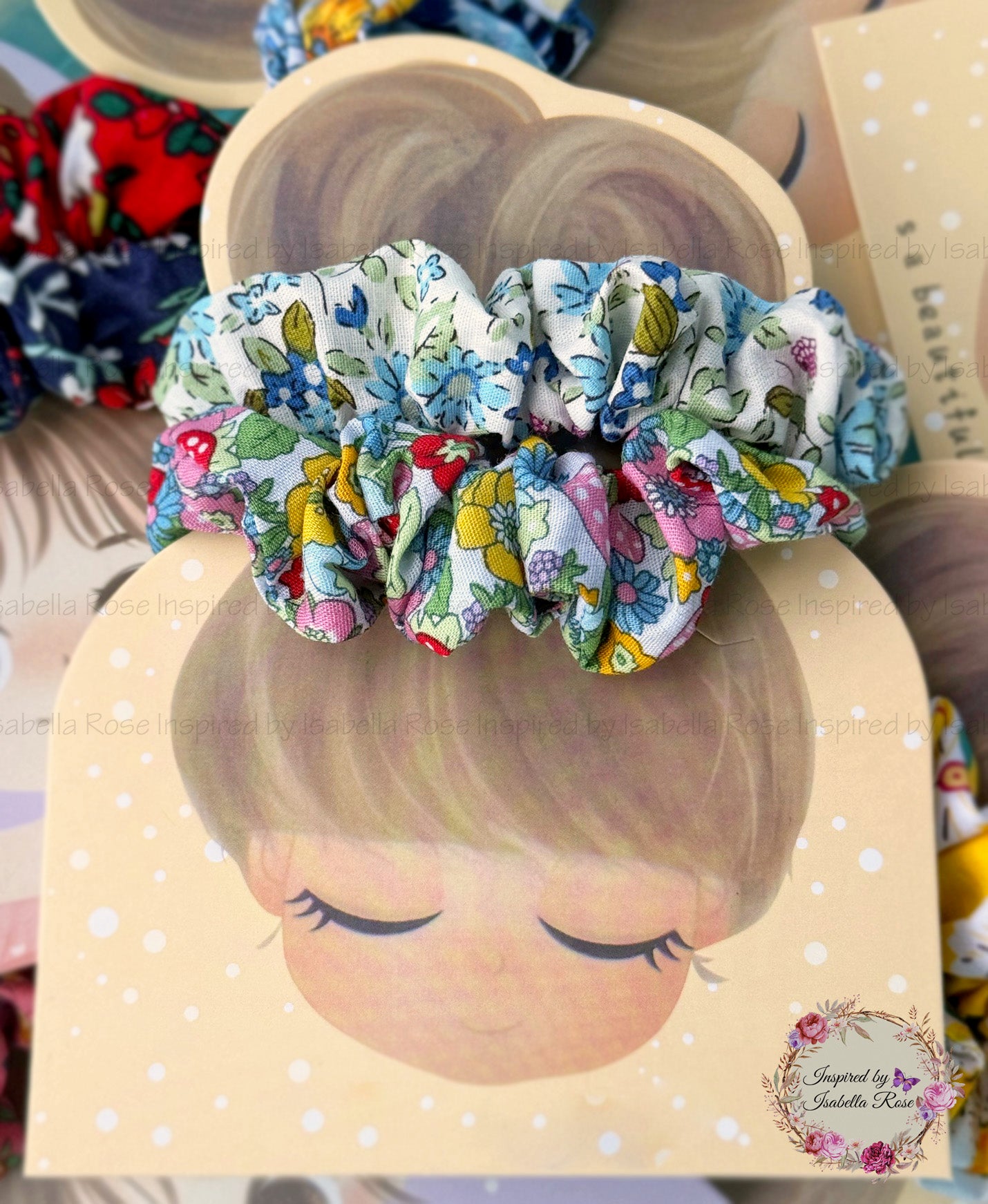 Colourful Scrunchies, 2 Pack for Kids, You Choose