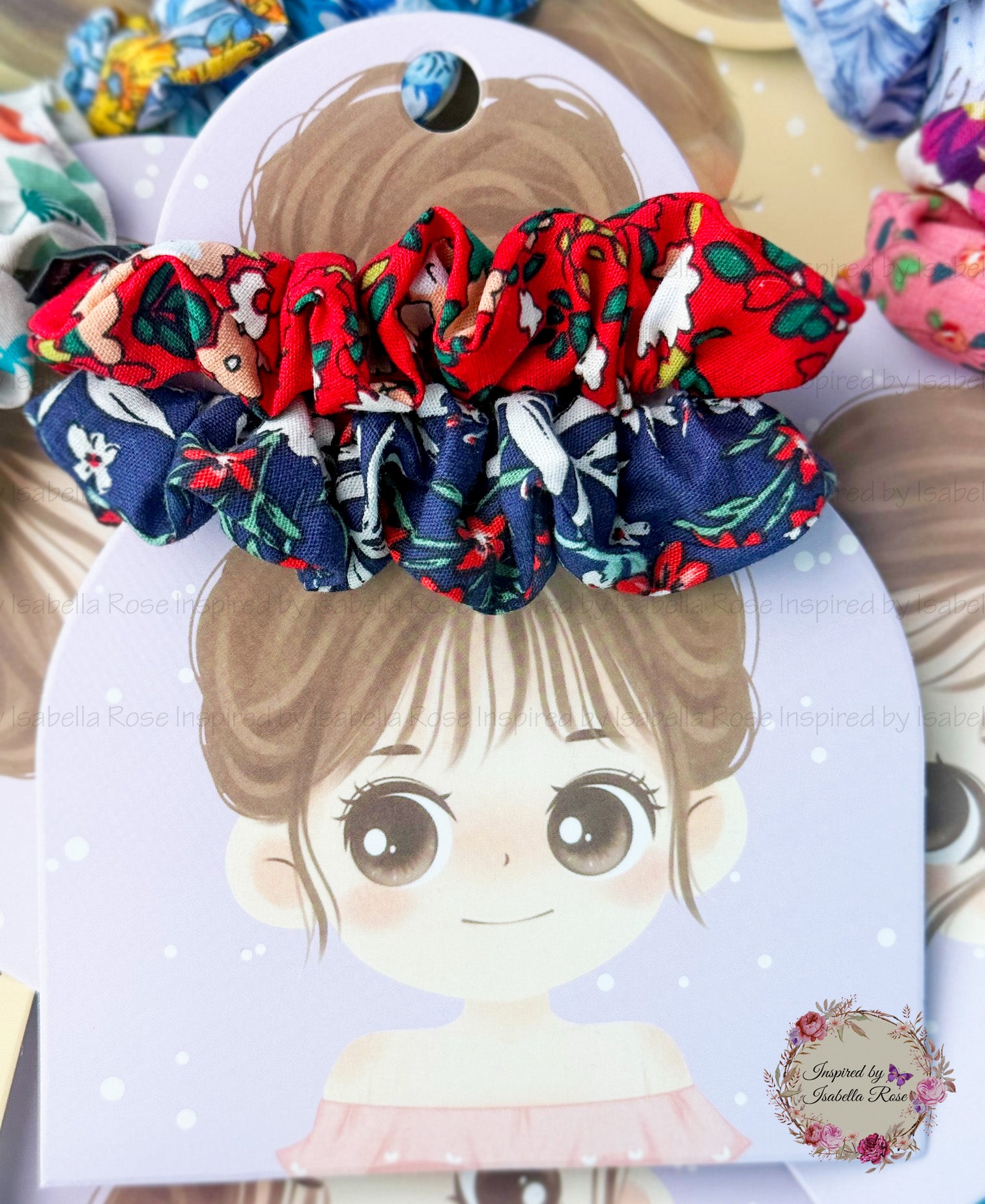Colourful Scrunchies, 2 Pack for Kids, You Choose