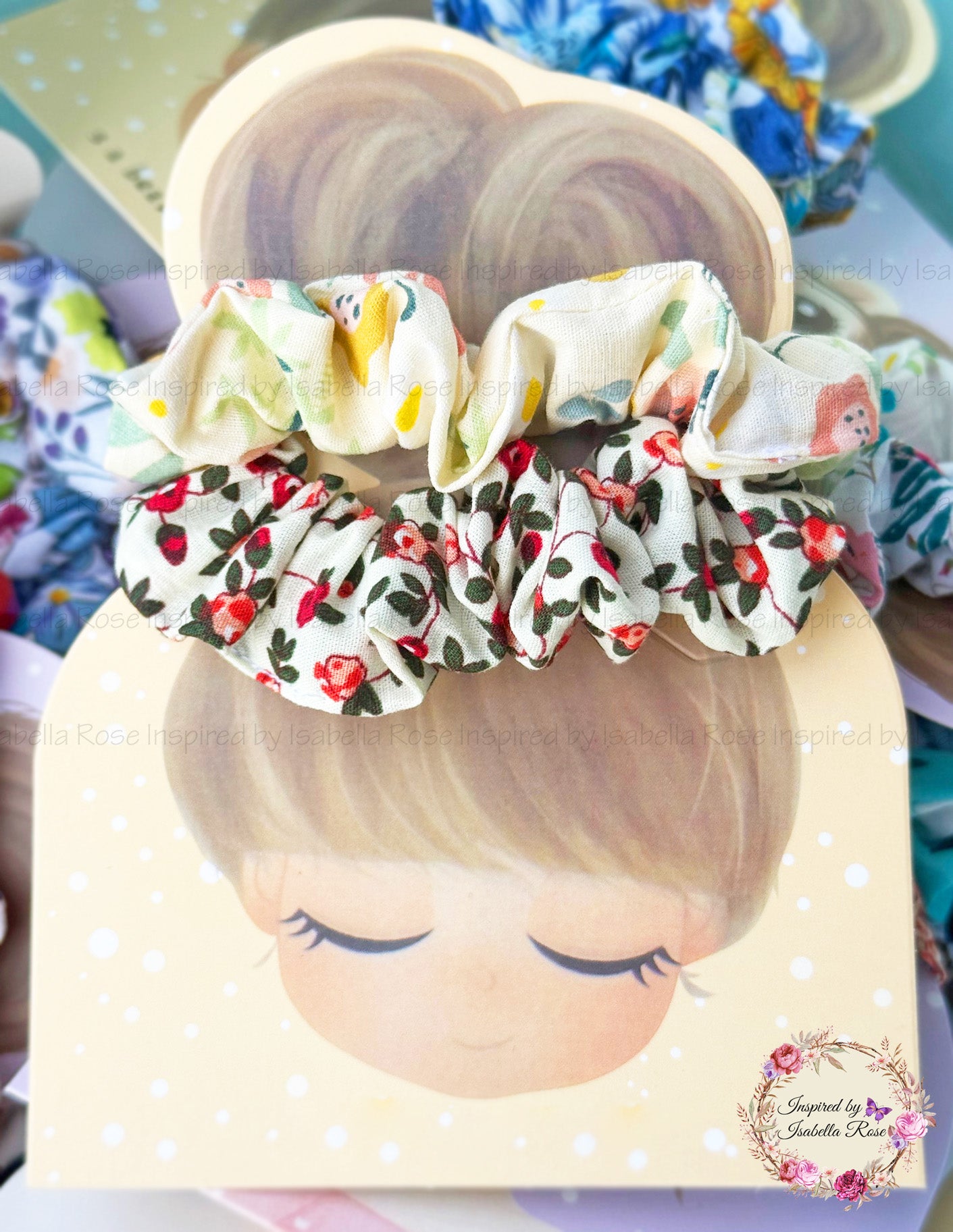 Colourful Scrunchies, 2 Pack for Kids, You Choose