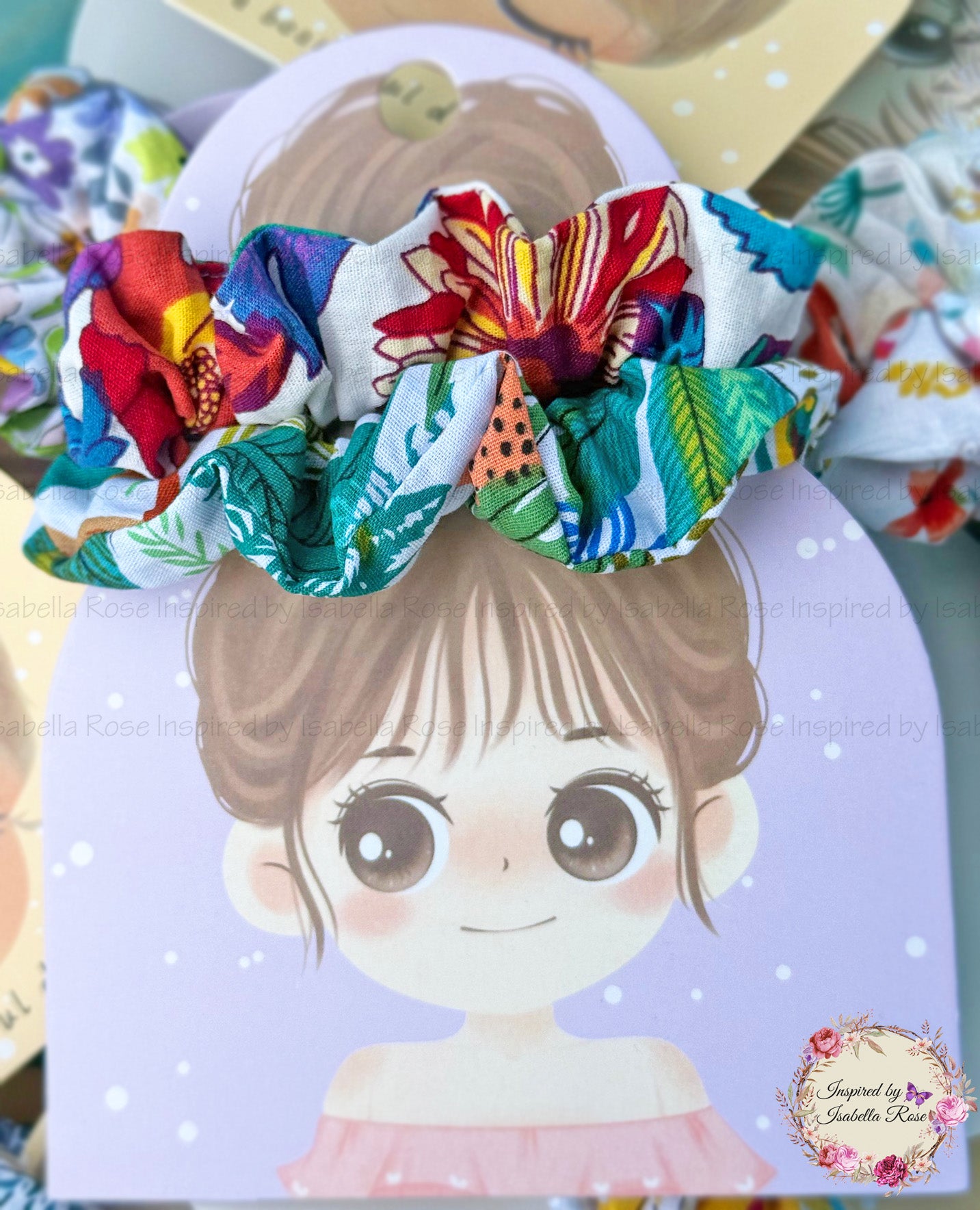 Colourful Scrunchies, 2 Pack for Kids, You Choose