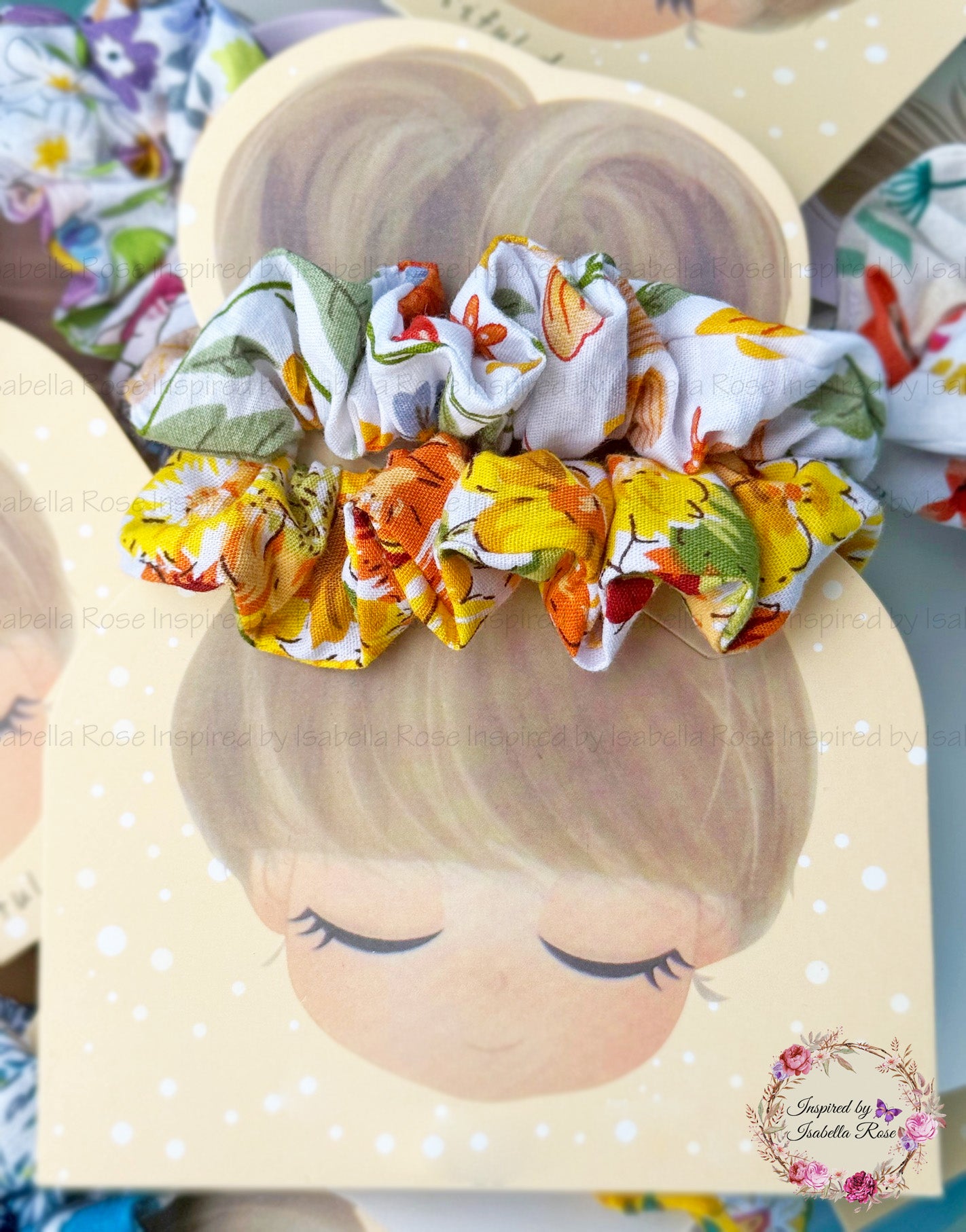 Colourful Scrunchies, 2 Pack for Kids, You Choose