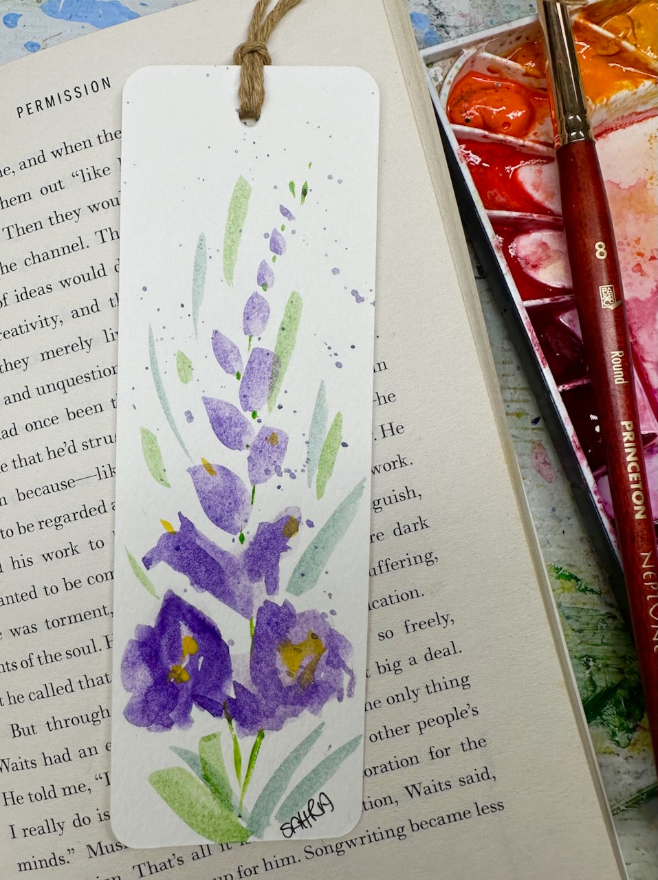 Bookmarks Unique Hand Painted Original Artwork