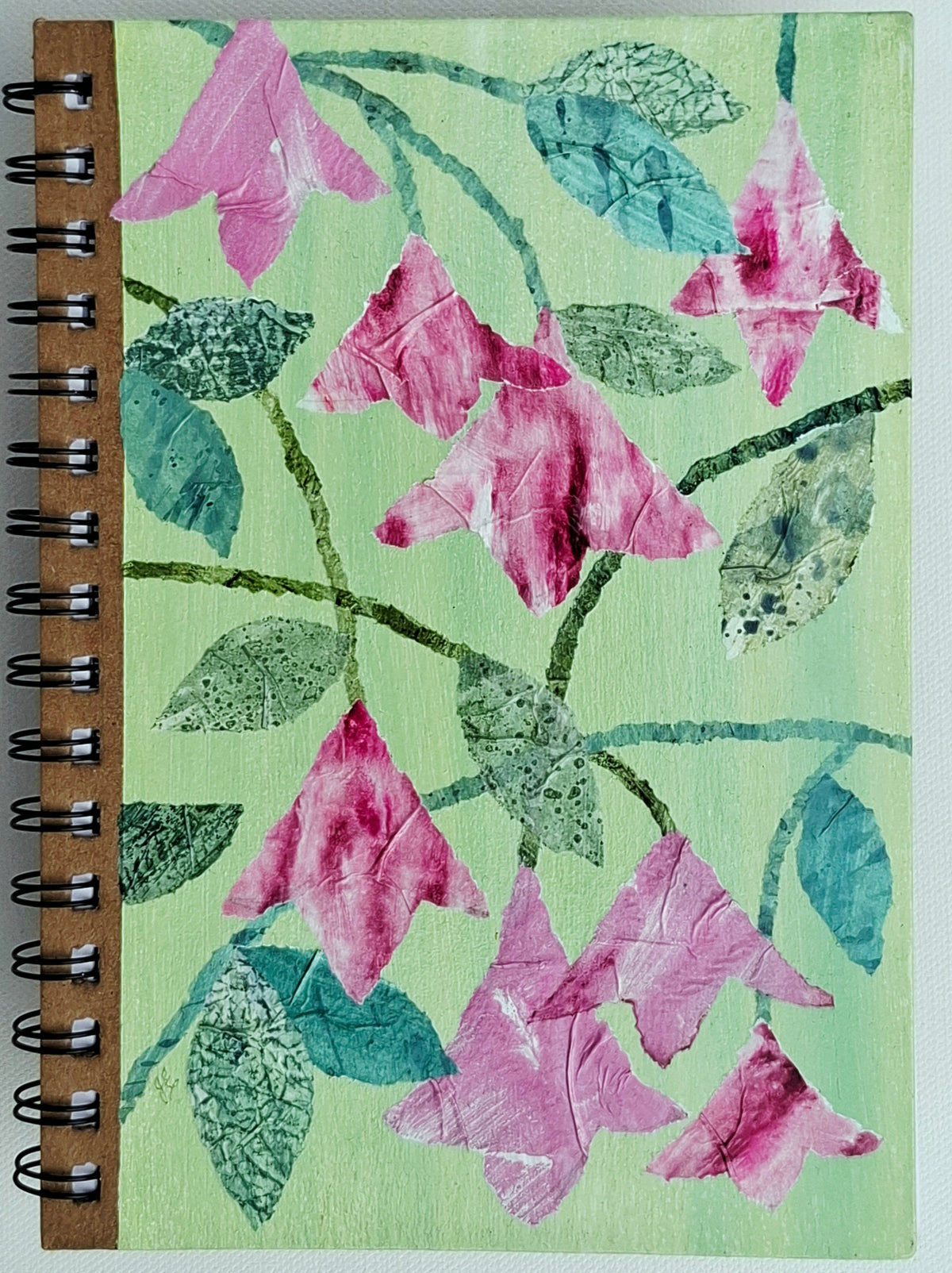 Hand Decorated A5 Notebook - Design 6