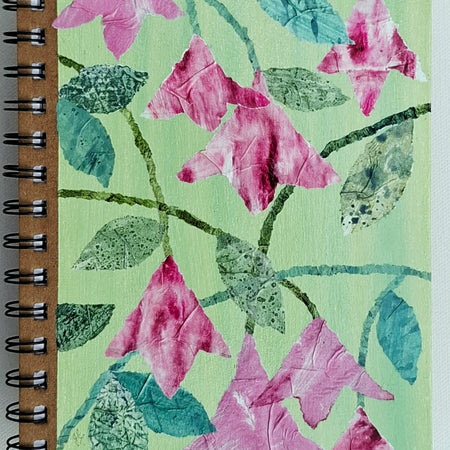 Hand Decorated A5 Notebook - Design 6