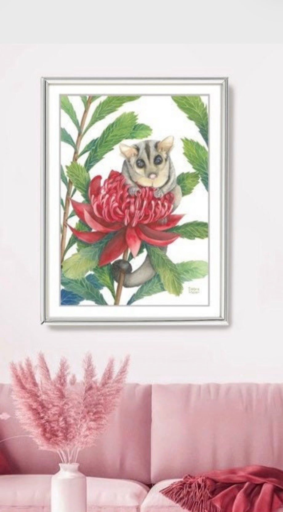 Sugar Glider art print by Debra Meier