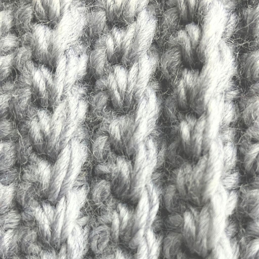Cosy Fingerless Handwarmers - light grey | Aussie Merino Mittens