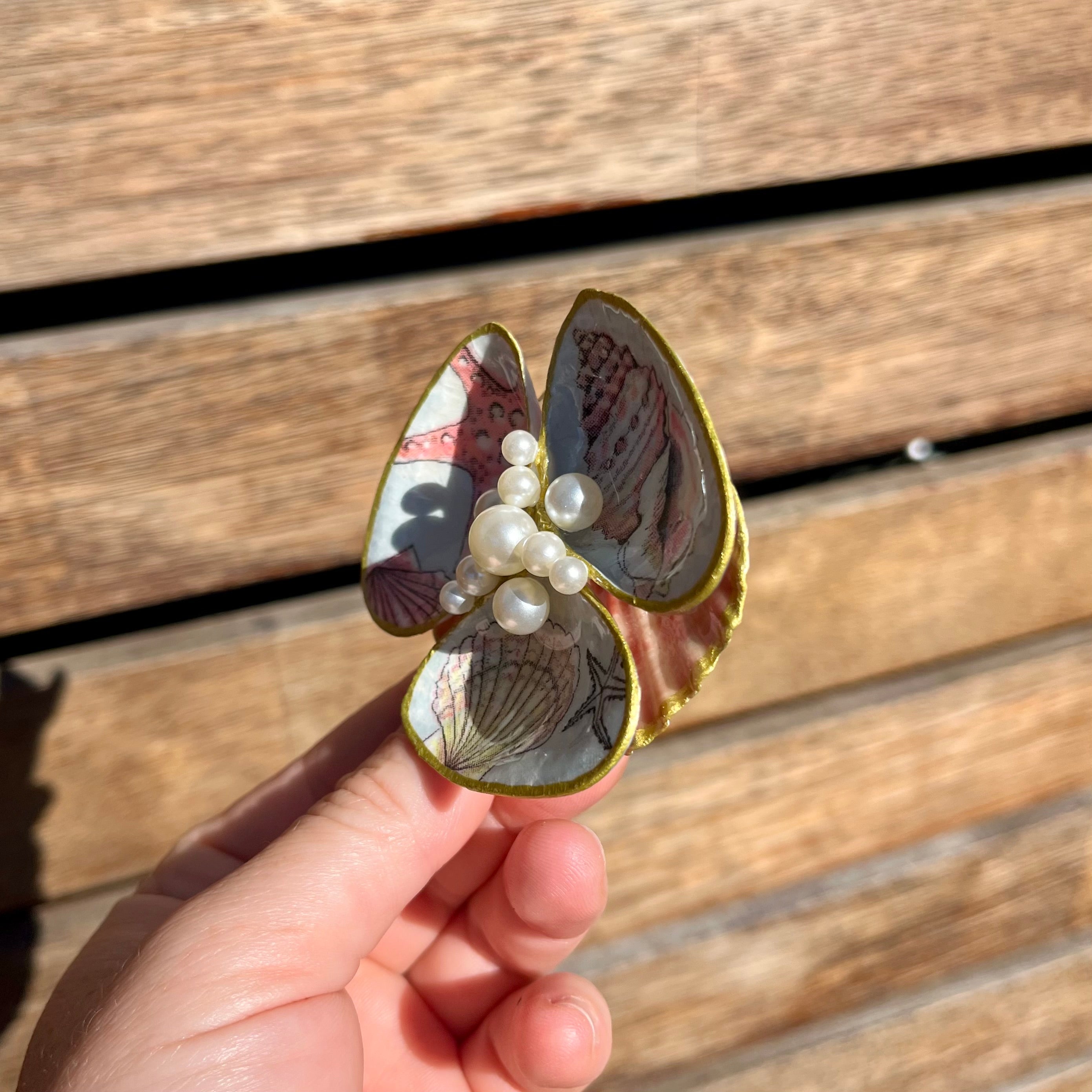 Shell Trinket Tray With Shell Design