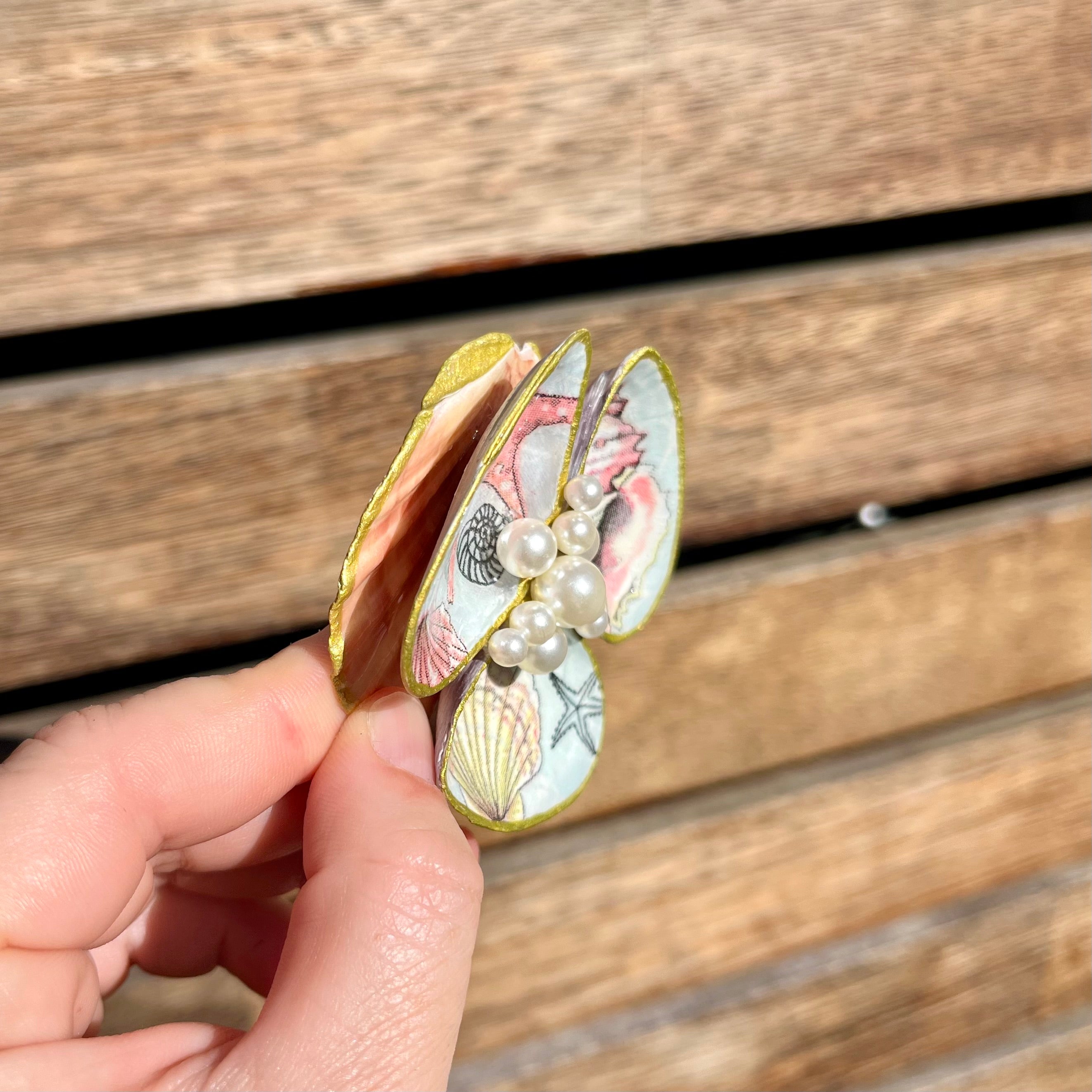 Shell Trinket Tray With Shell Design