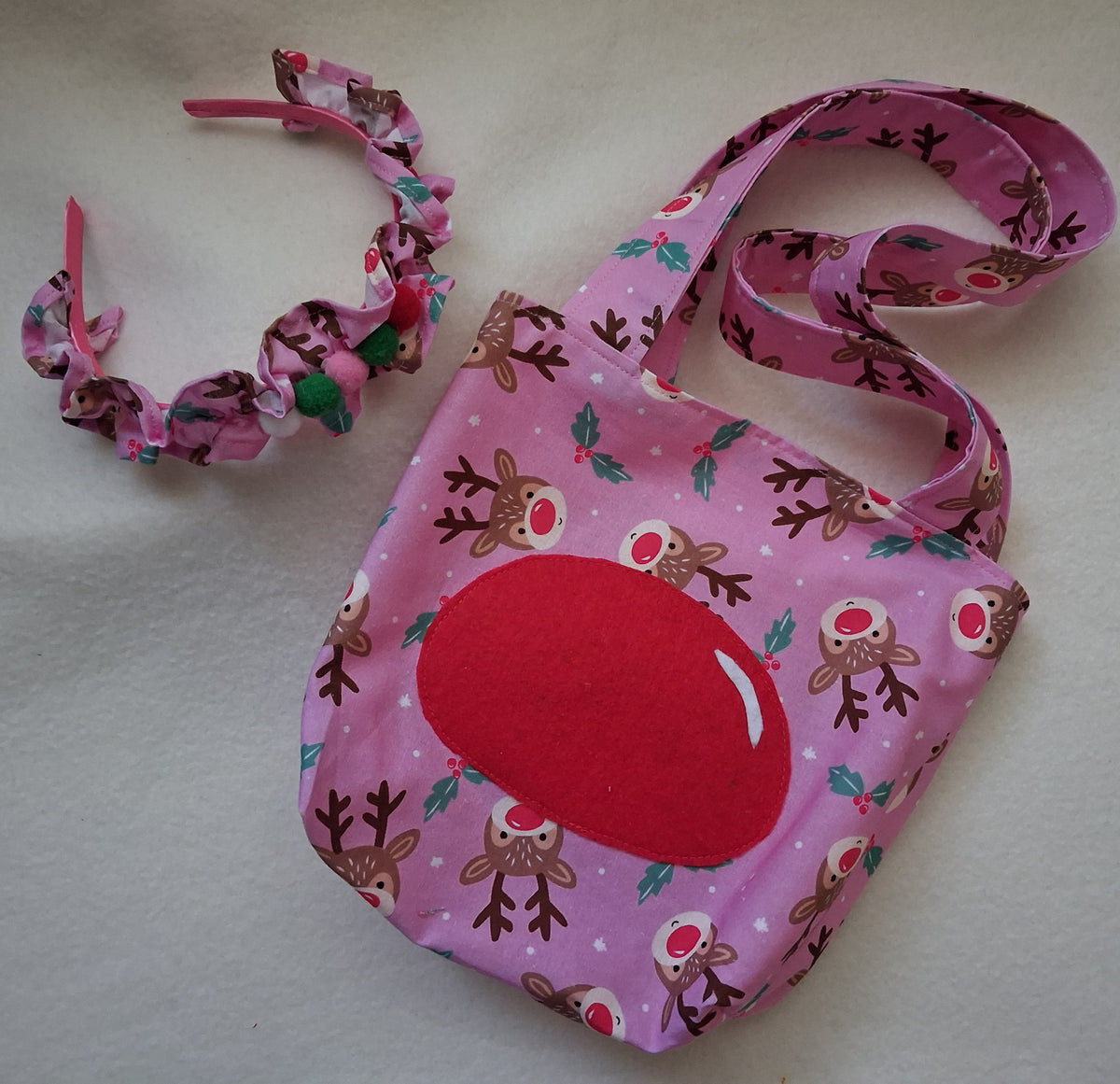 Children's Christmas Handbag & Headband