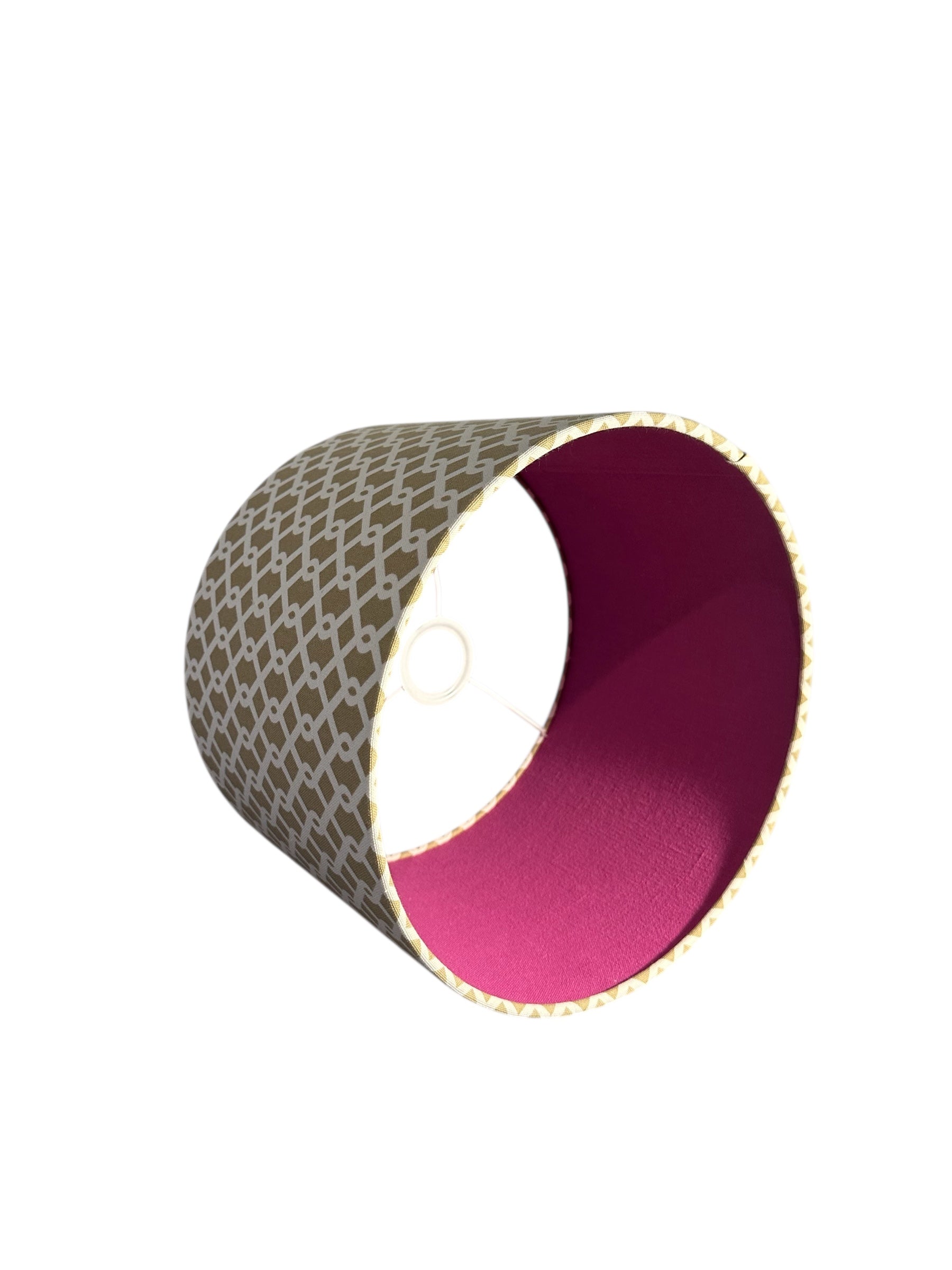 Rose Wave double side drum lampshade