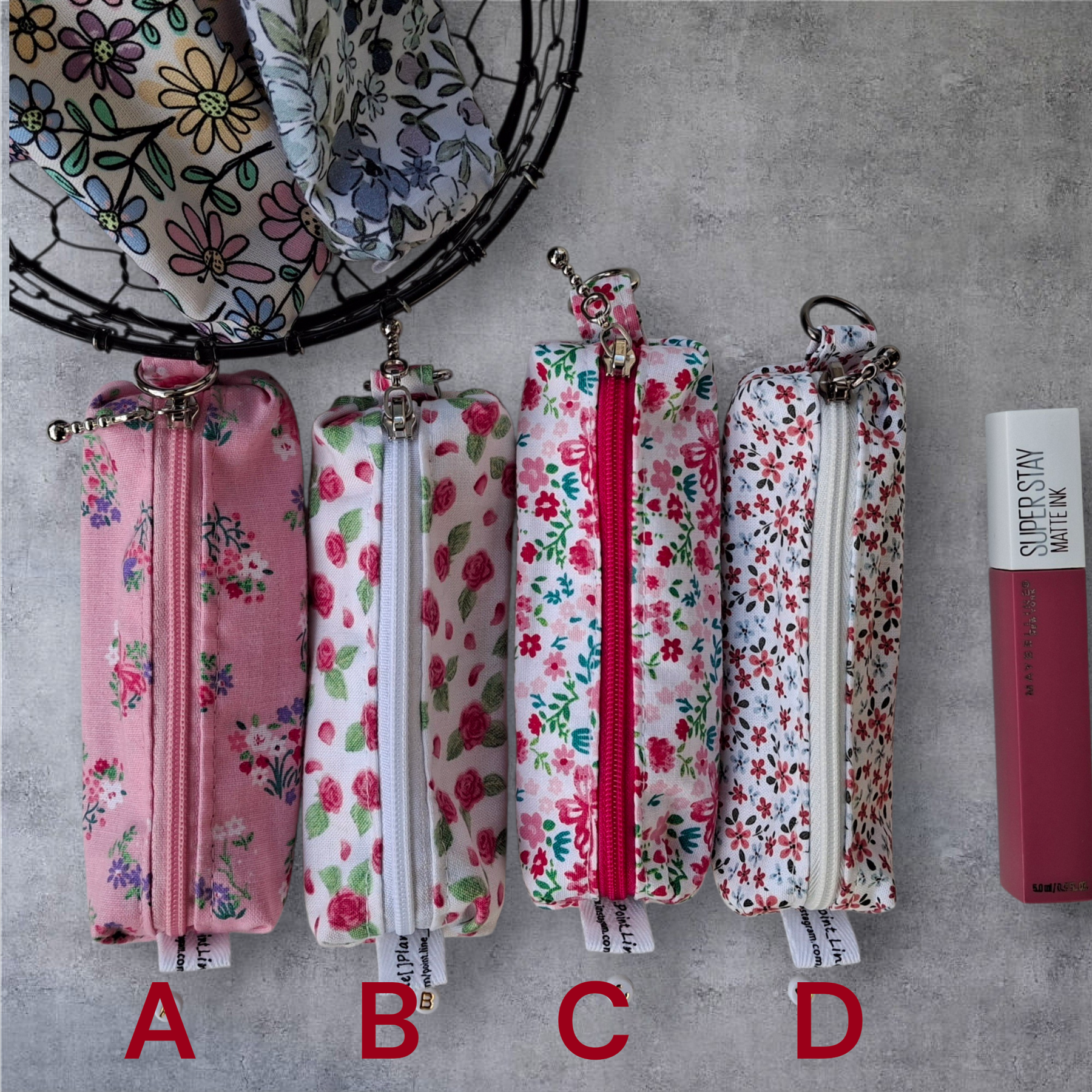 Mini Makeup Pouch (Red)
