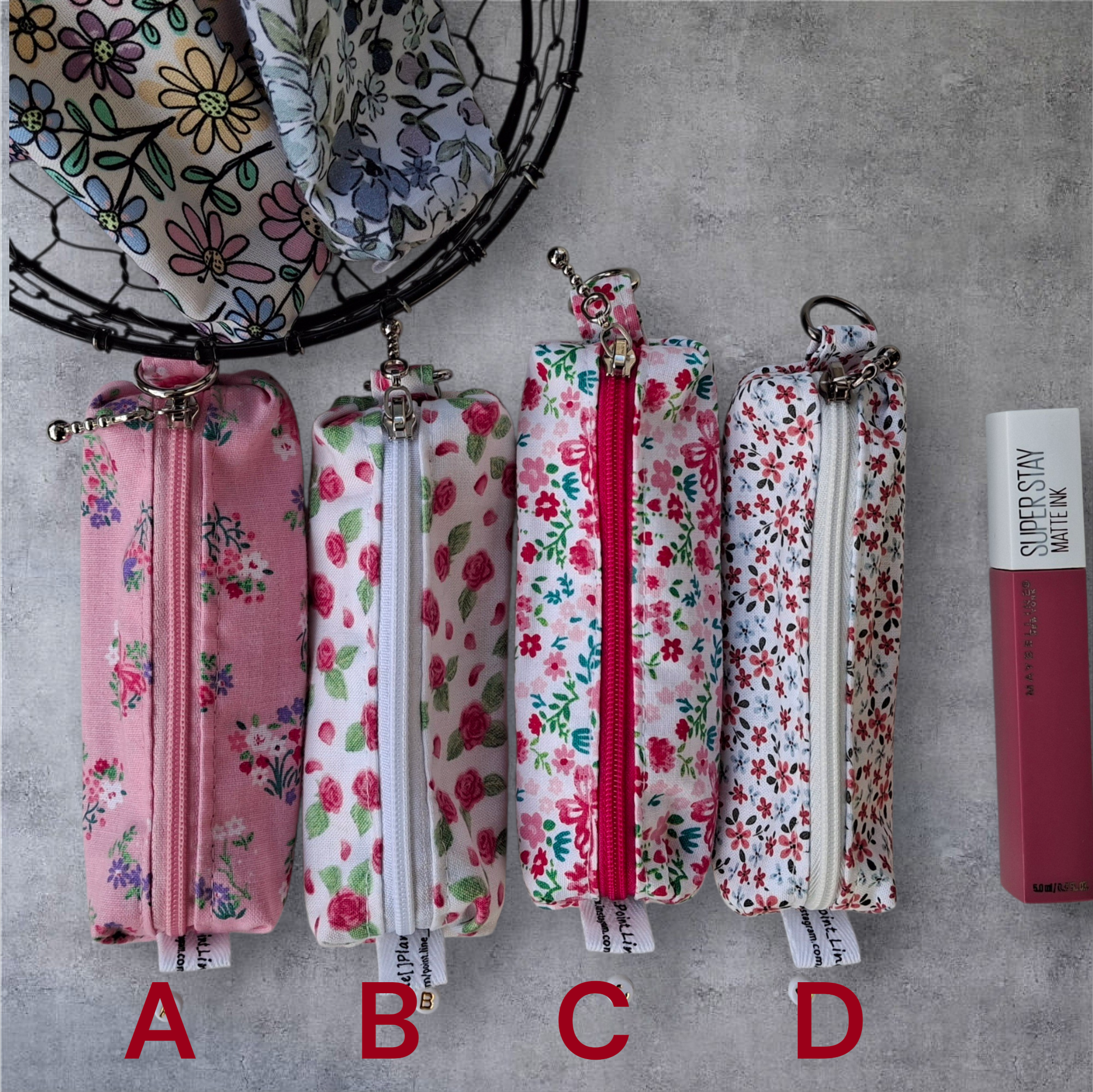 Mini Makeup Pouch (Red)