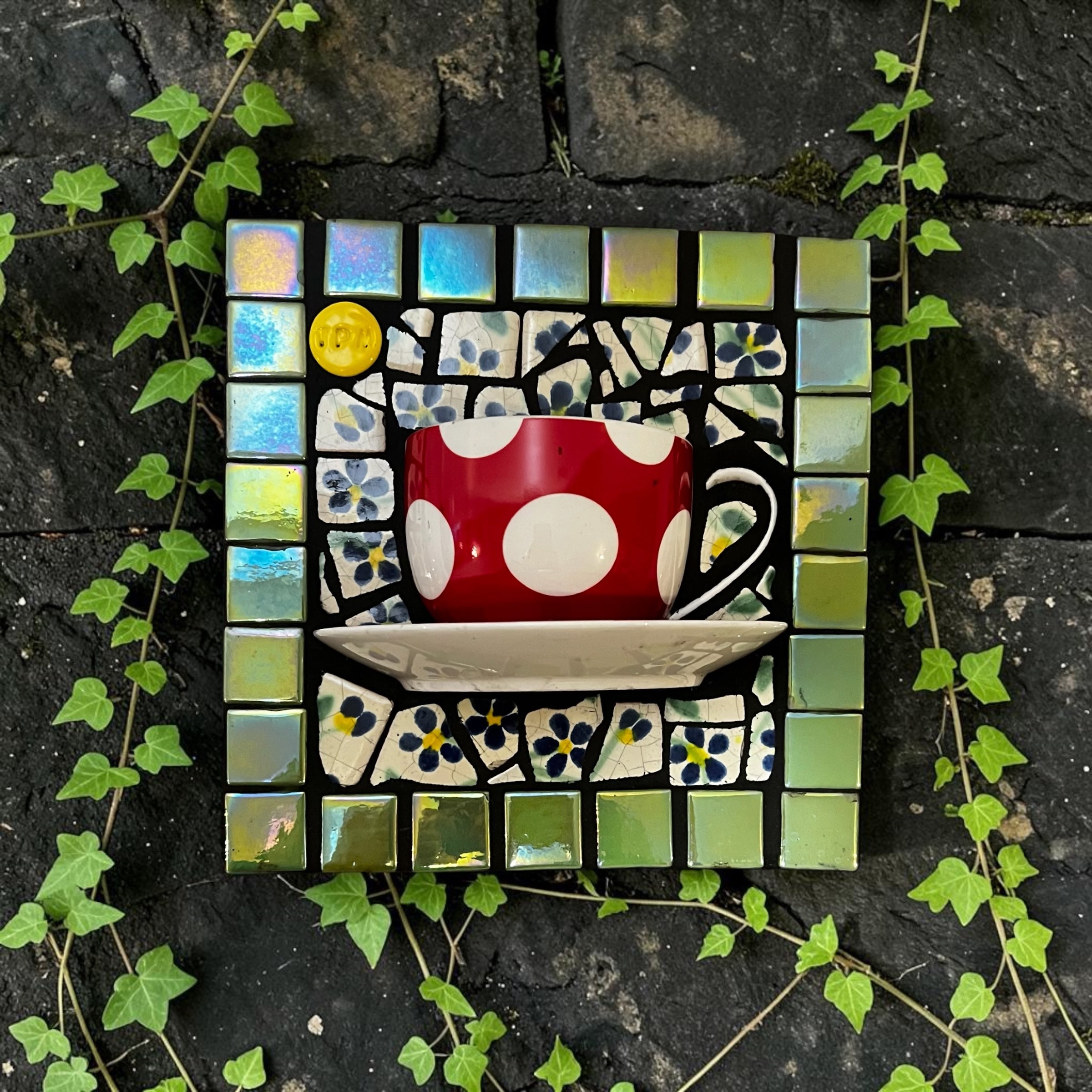 Mosaic Wall Planter.