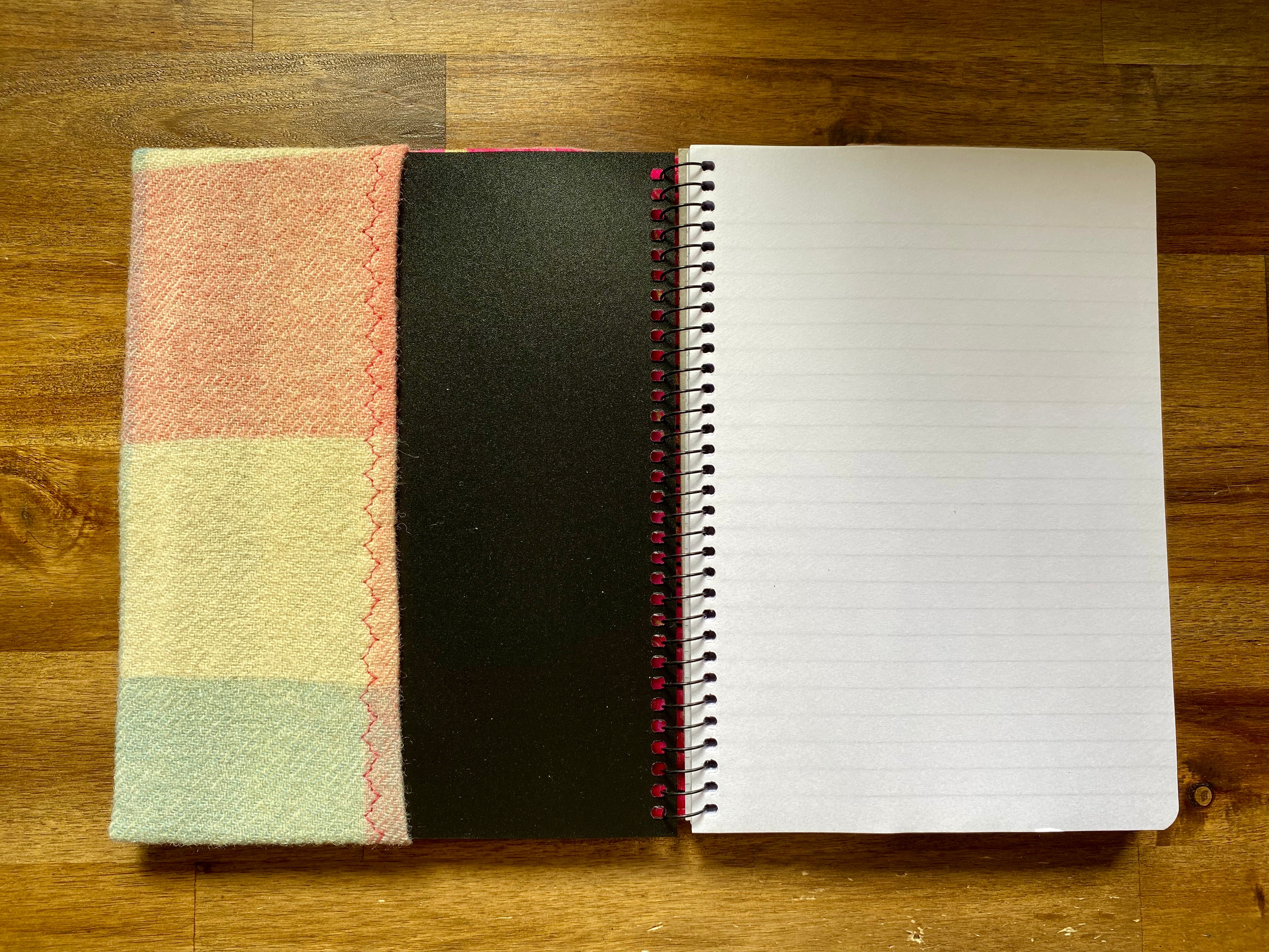 A5 Upcycled Notebook Caravan - Pink