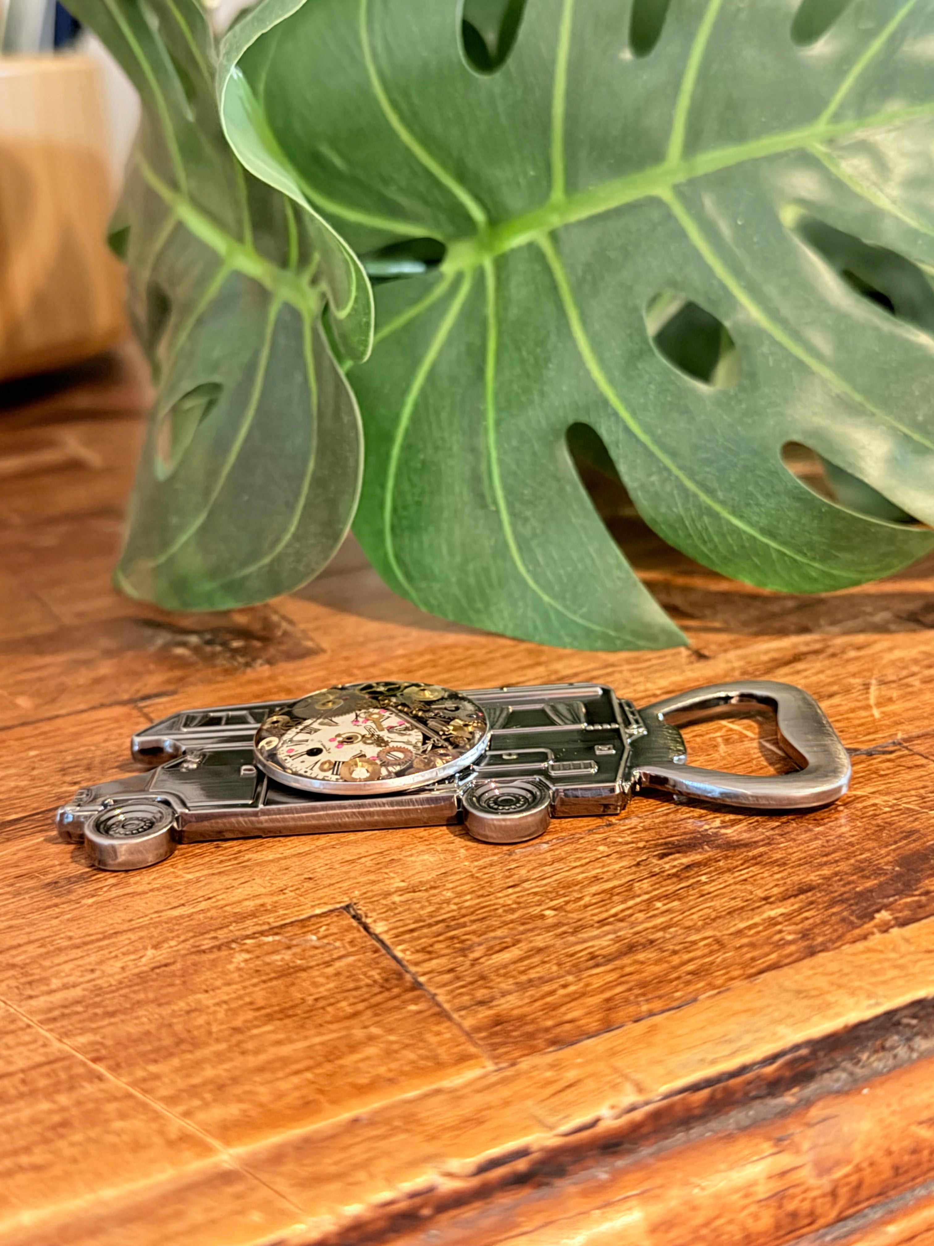 Steampunk watch parts  bottle opener (Caravan)