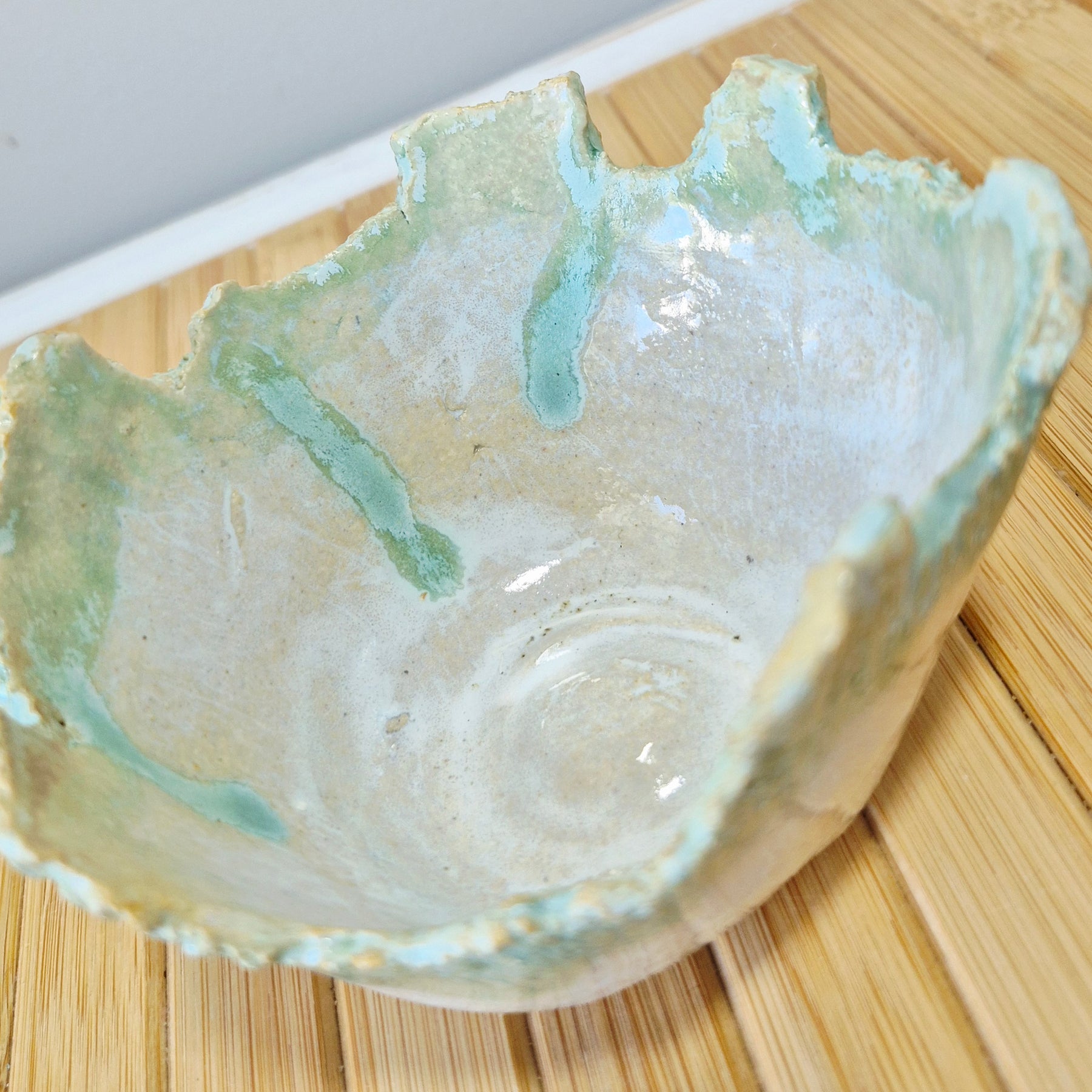 Serene Shores Pottery Sea  Bowl