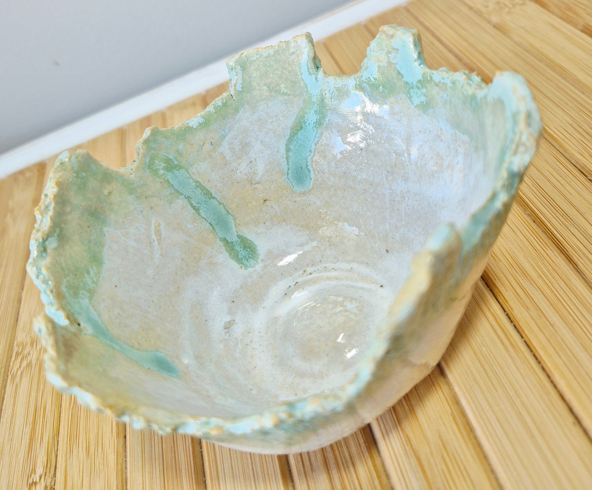 Serene Shores Pottery Sea  Bowl
