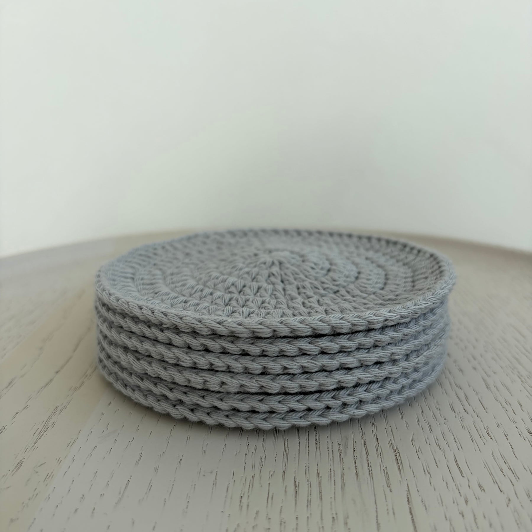 Round Crochet Coasters