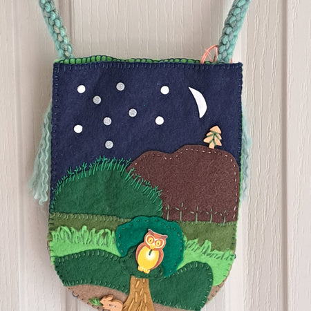 Children’s Pocket and Treasure Bags Over the Shoulder