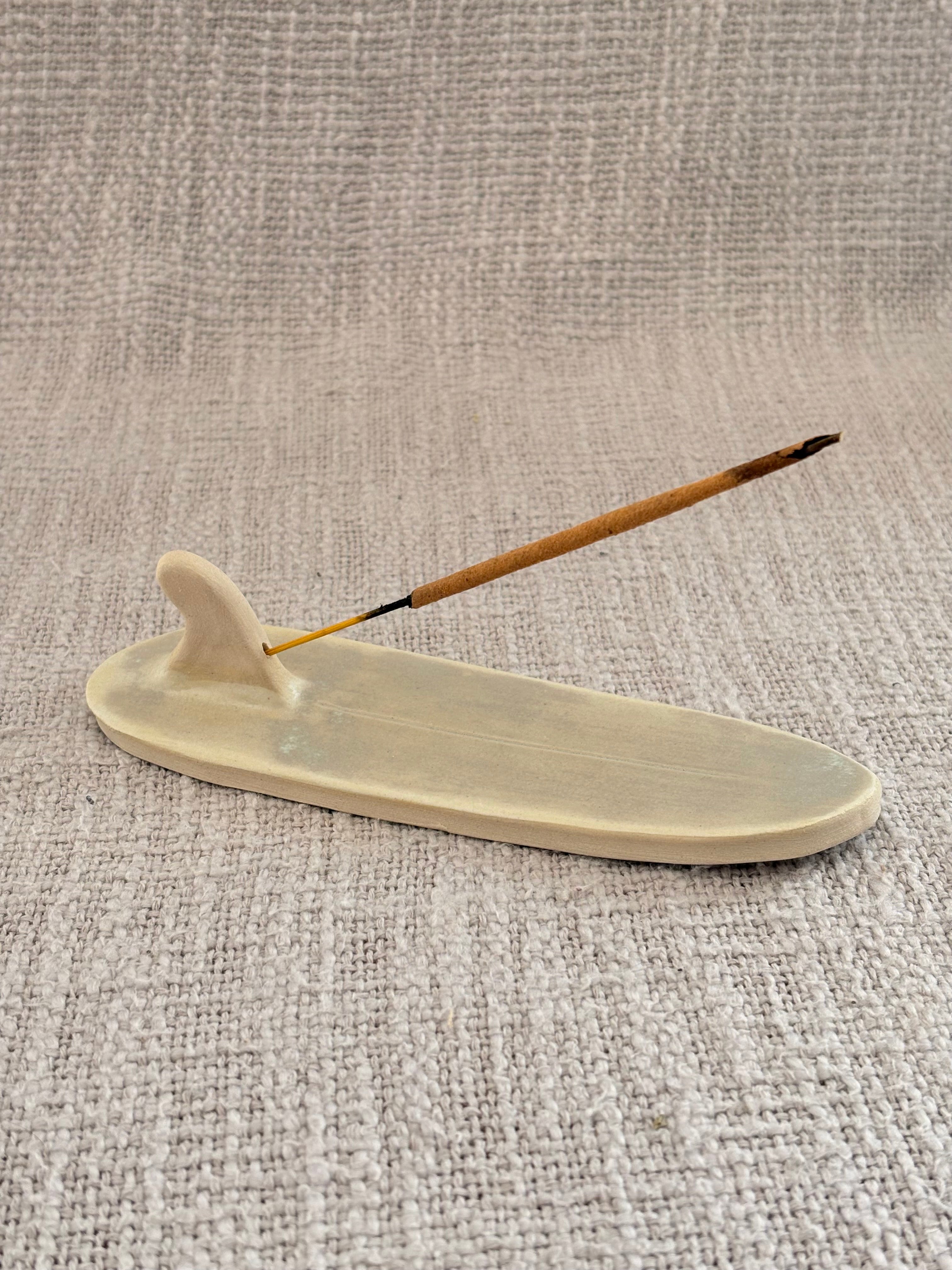 Surfboard Incense Holder - Seafoam
