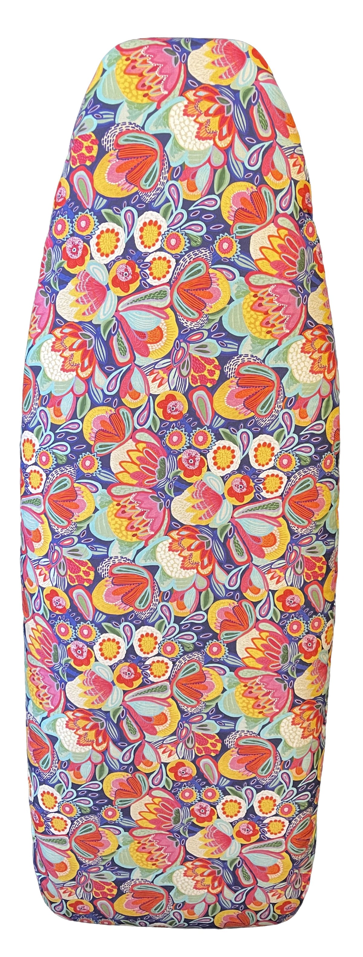 Padded Ironing board cover-Carnival Flowers