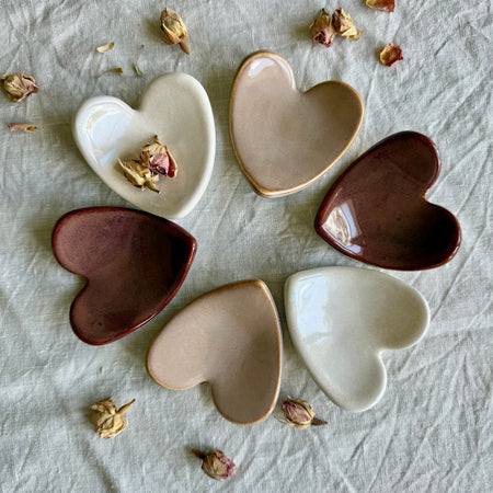 Handmade Trinket Dish | Heart Shaped | Jewellery