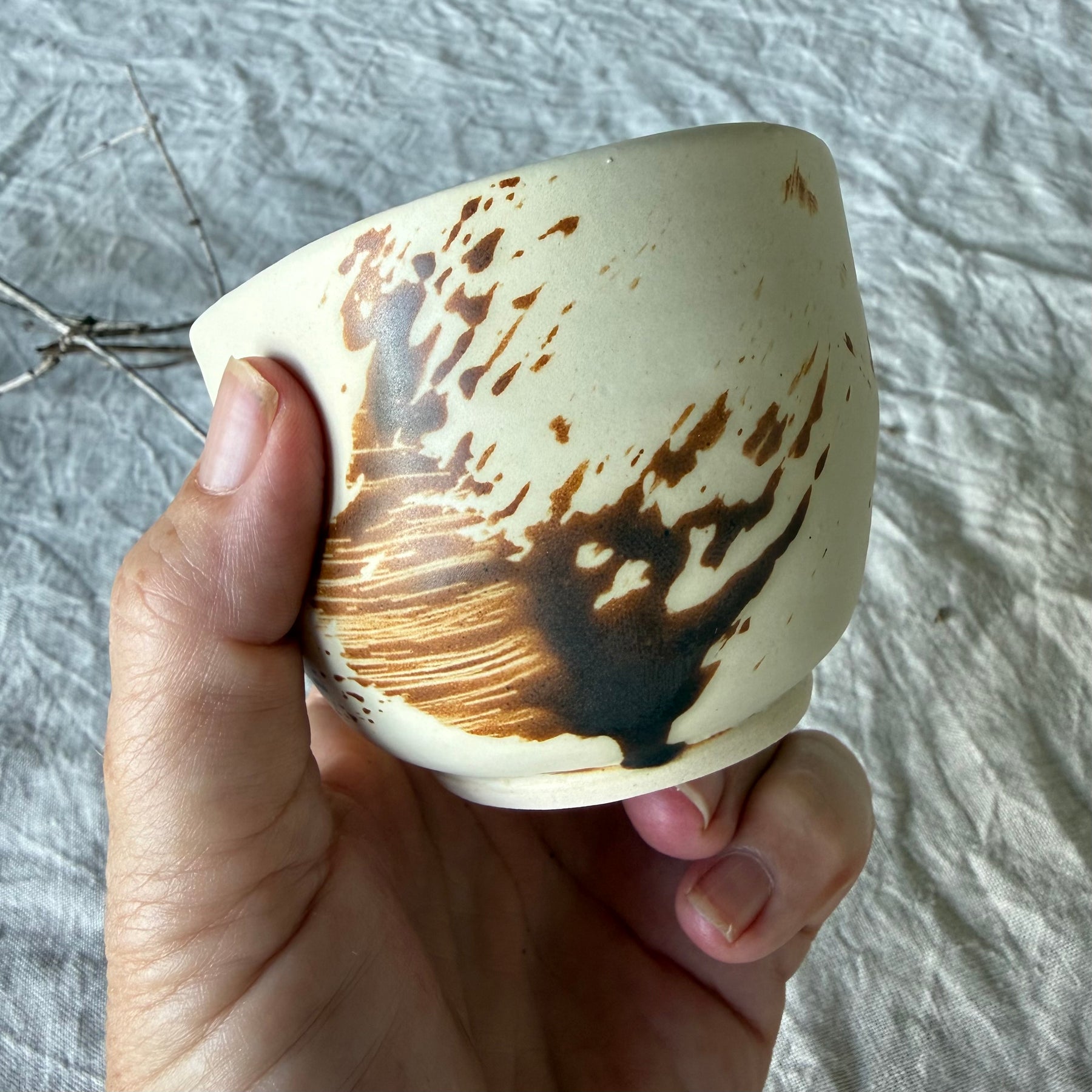 Stillness Thumb Cups | Handmade Ceramic Yunomi Tea Cups