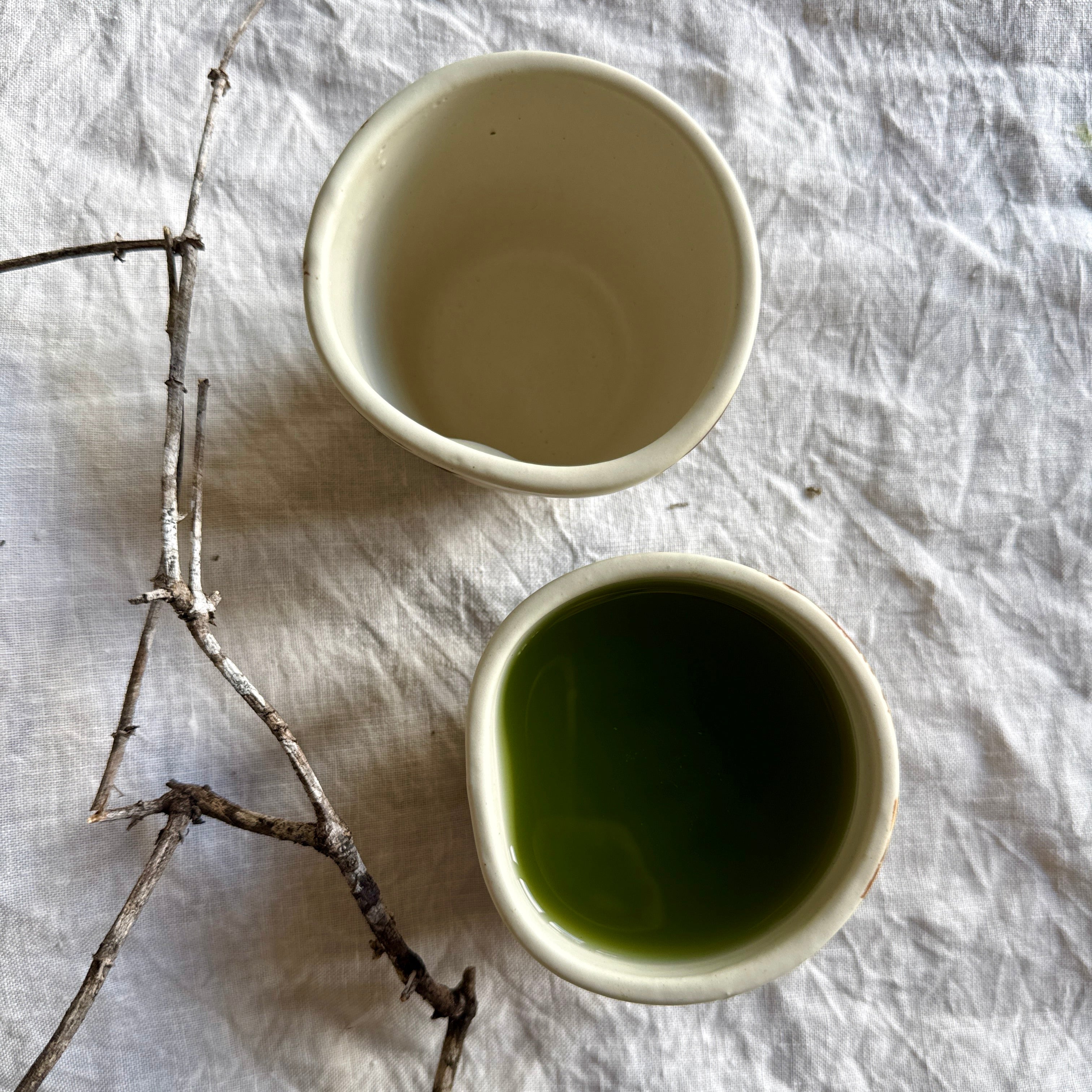 Stillness Thumb Cups | Handmade Ceramic Yunomi Tea Cups