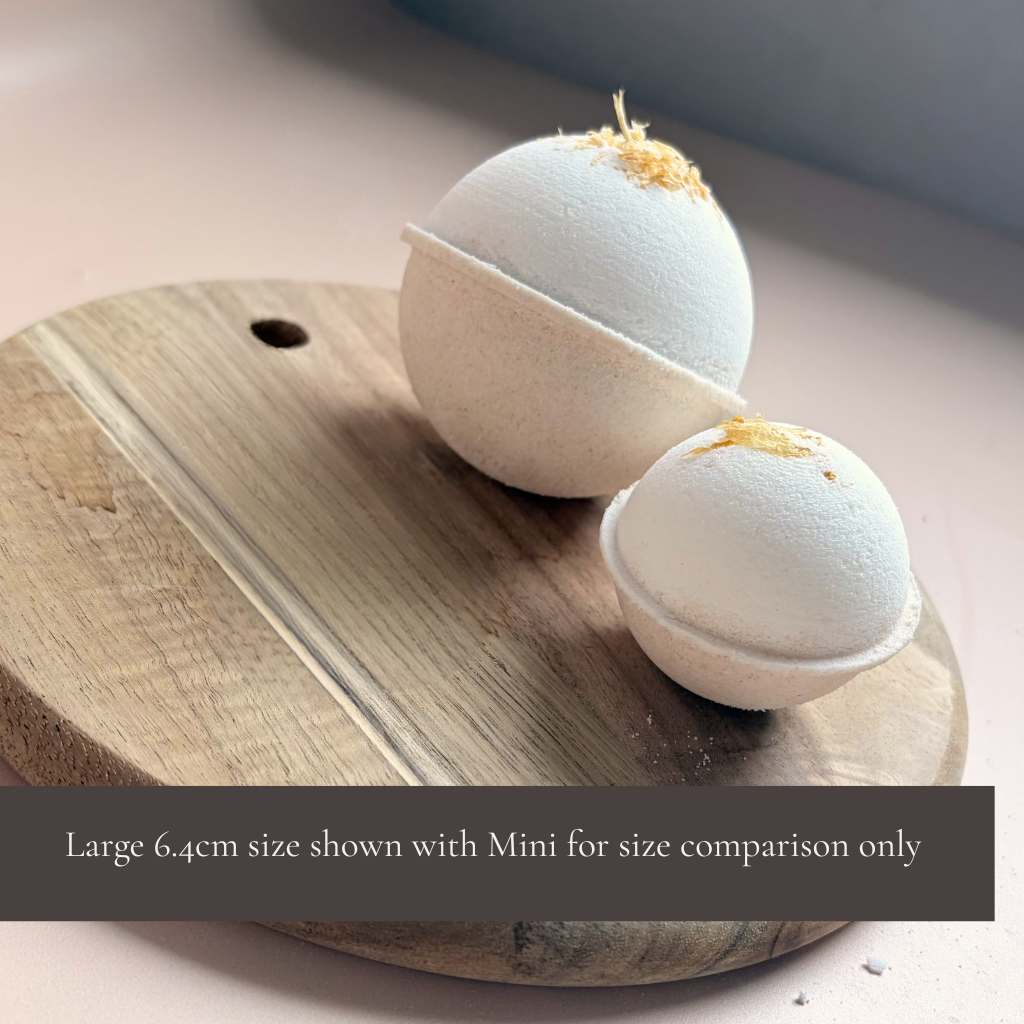 Sacred Ground Bath Bomb | Sage, Sandalwood & Cedarwood — 6.4cm