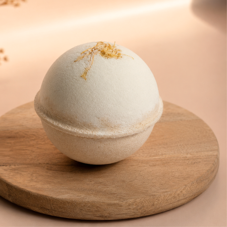 Sacred Ground Bath Bomb | Sage, Sandalwood & Cedarwood — 6.4cm