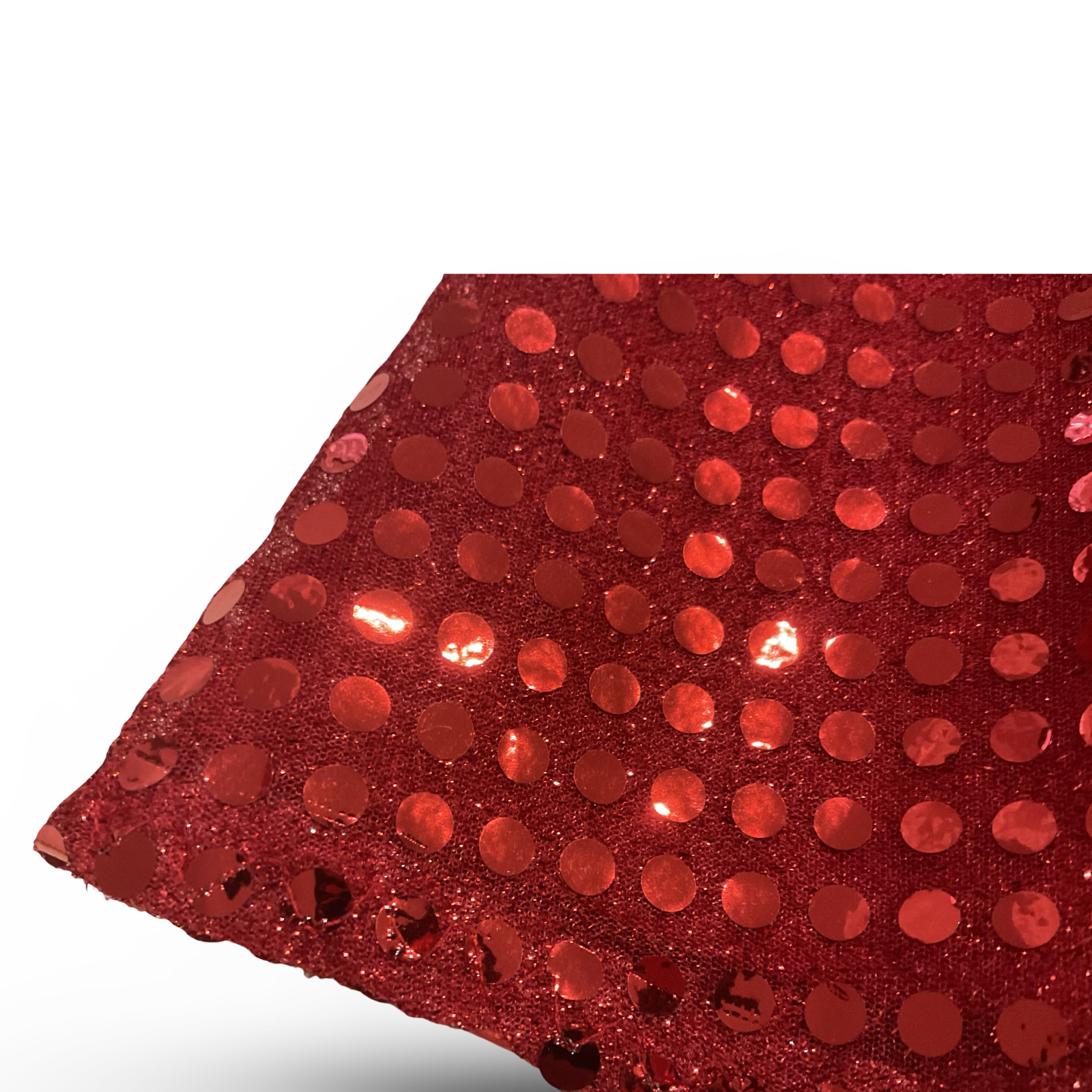 Red sparkle sequin skirt