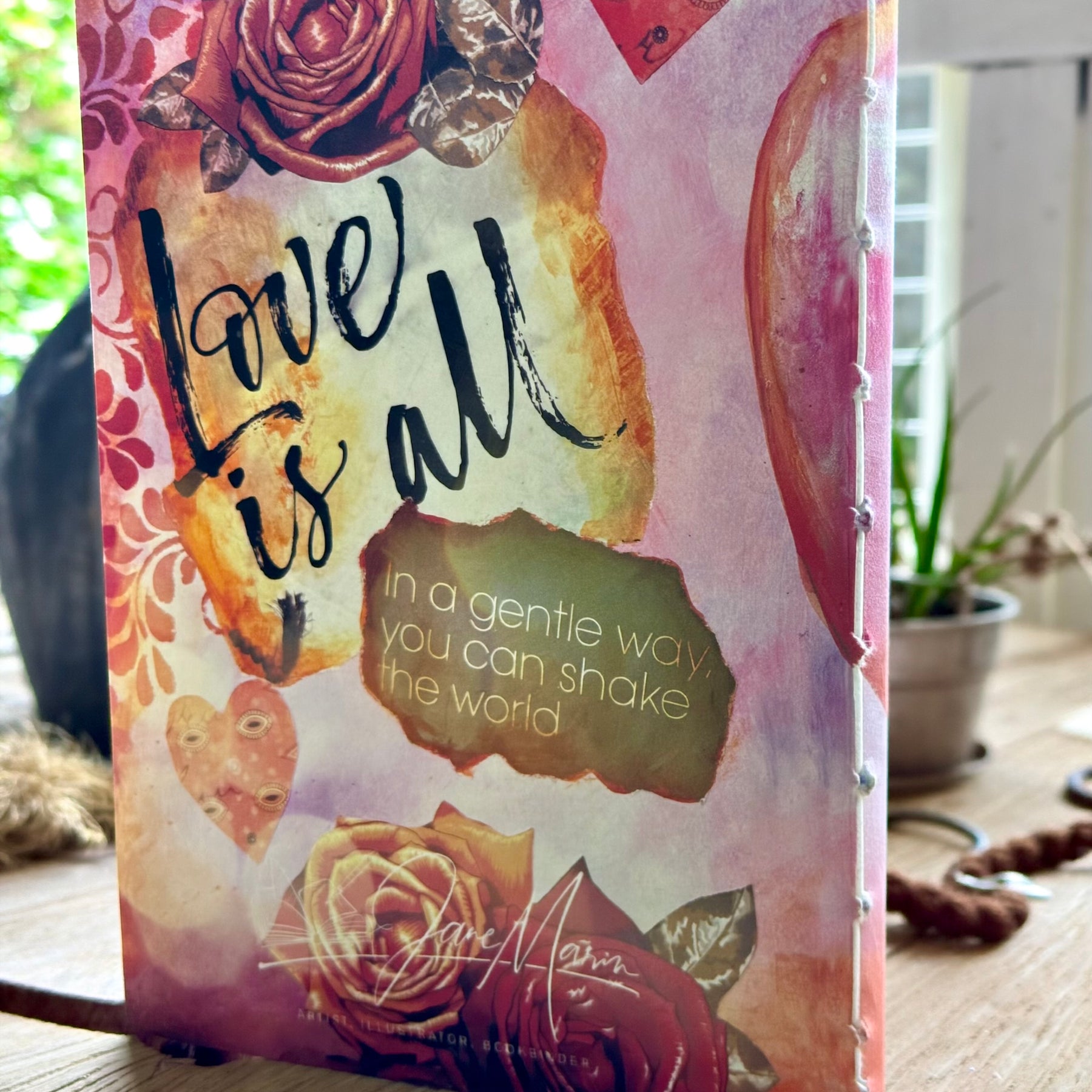 Art in the Canefields Handbound Notebook - Love is All