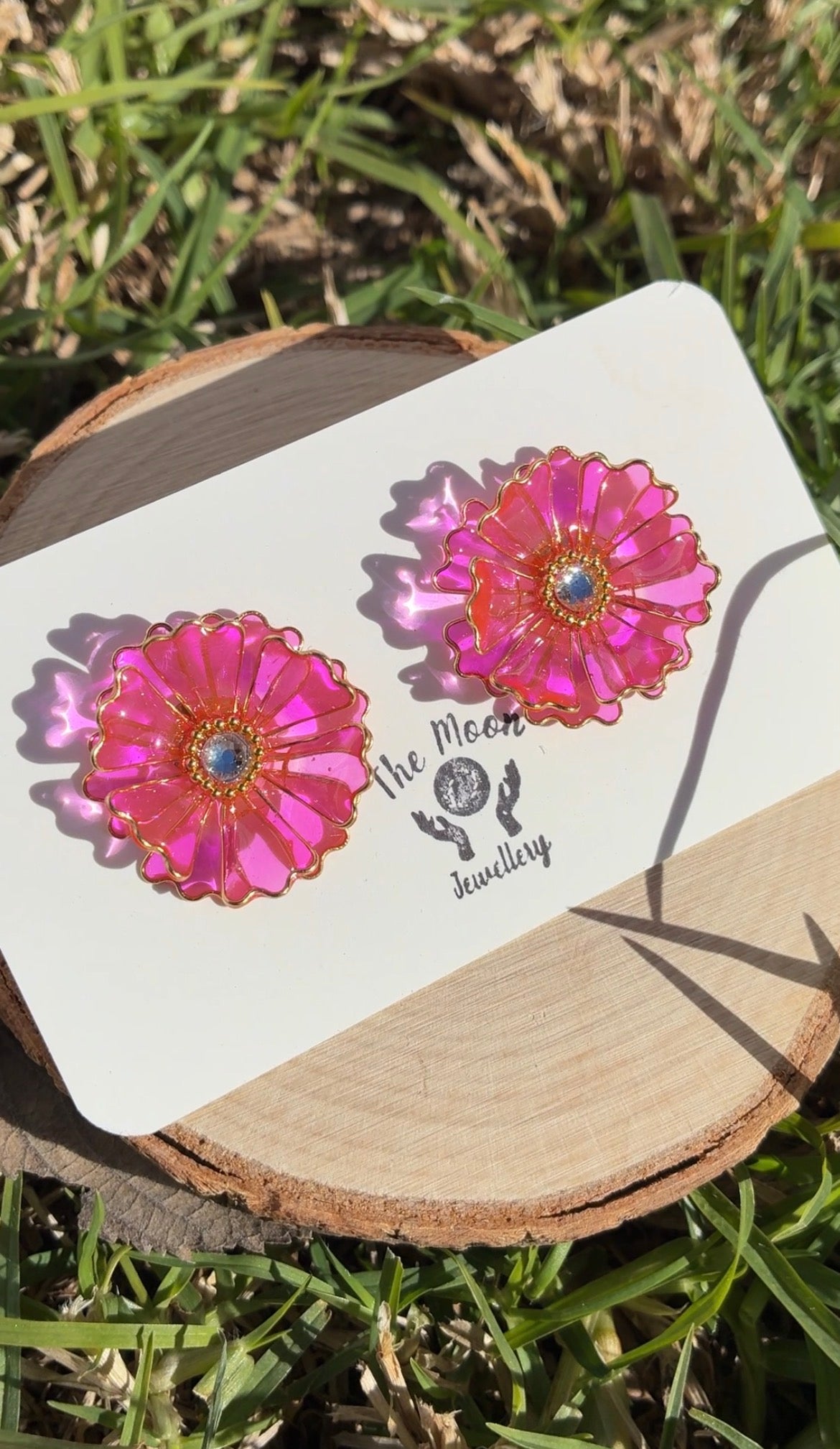 Flower earrings