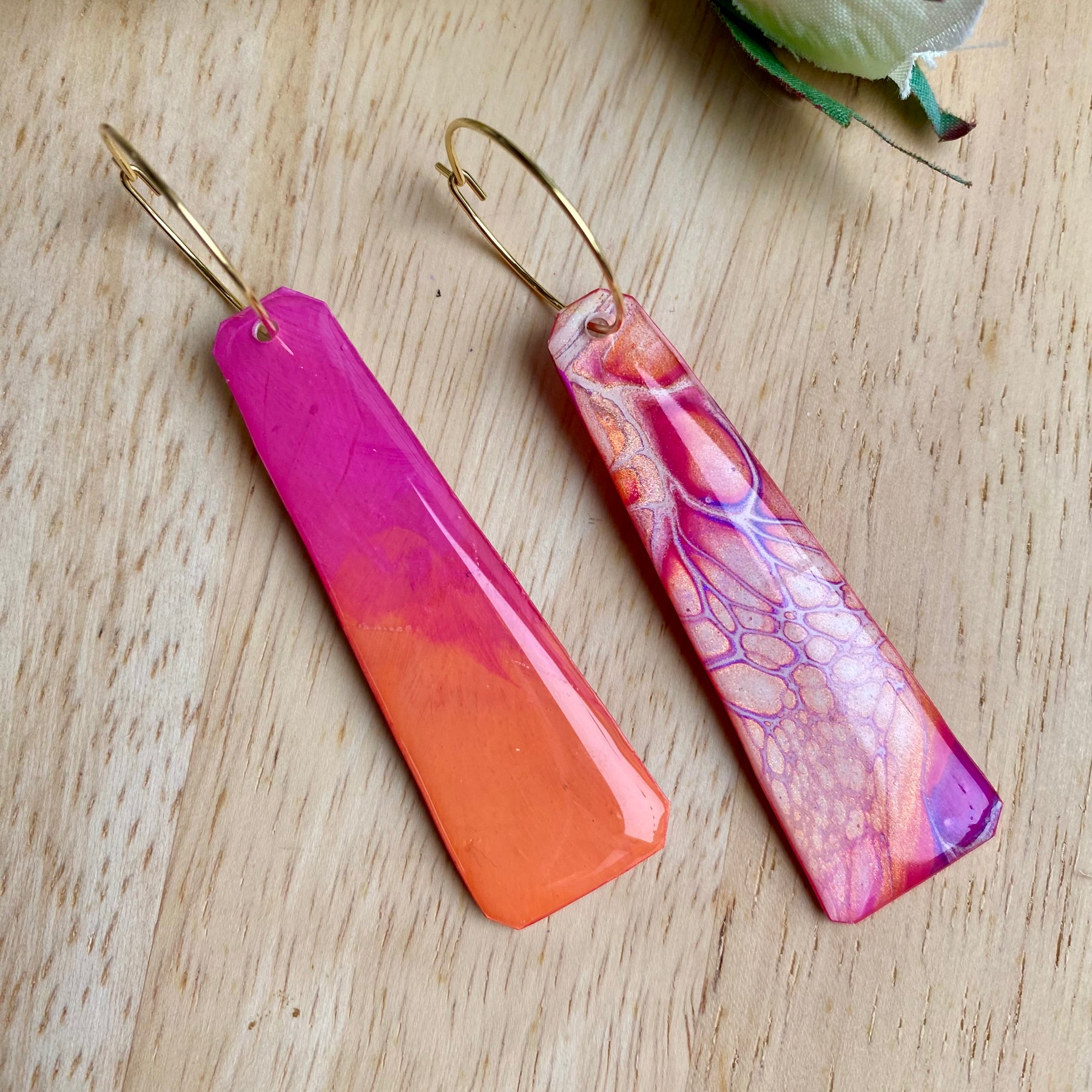Colourful Handmade Arty Earrings