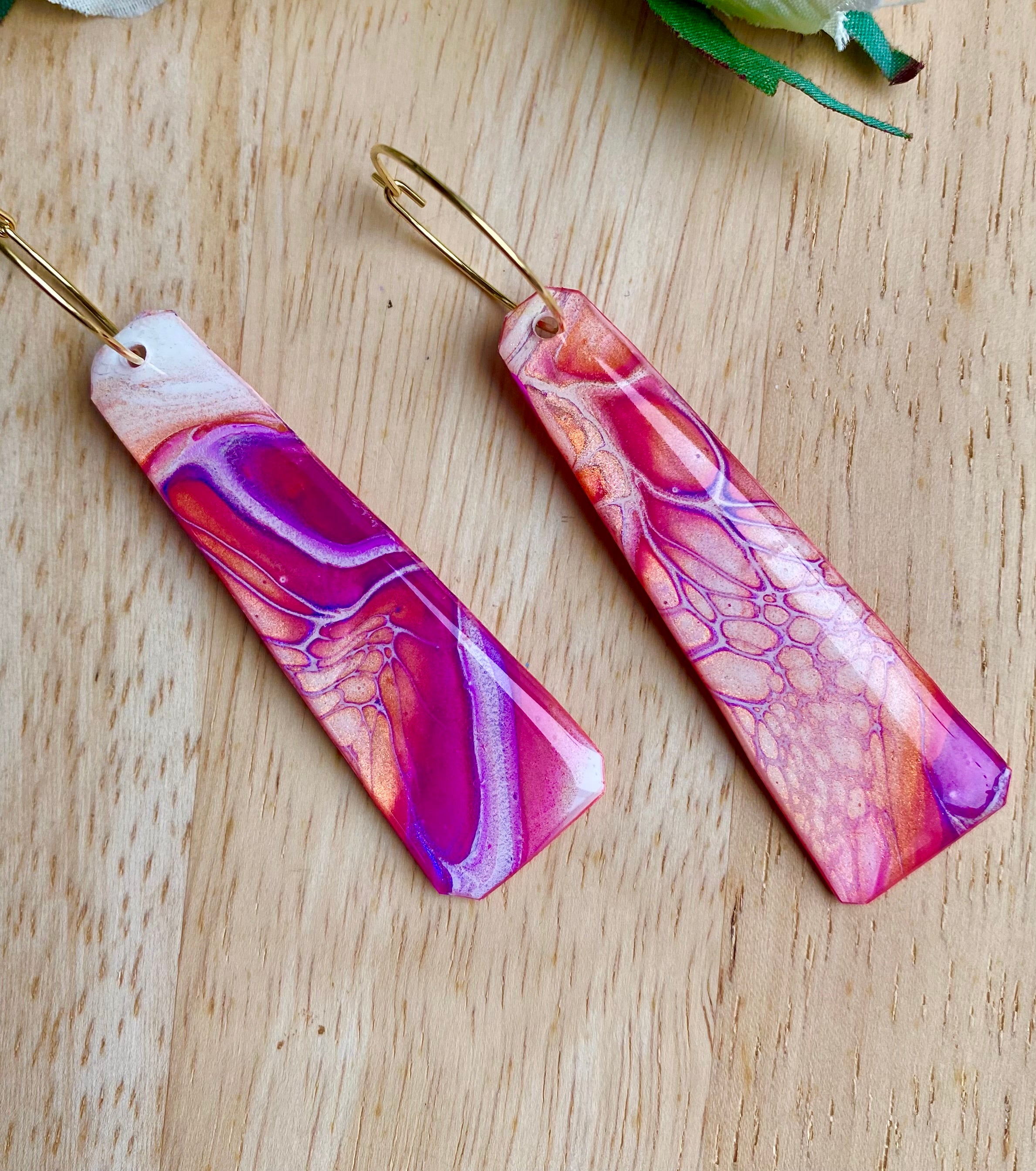 Colourful Handmade Arty Earrings
