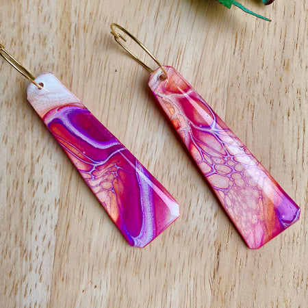 Colourful Handmade Arty Earrings