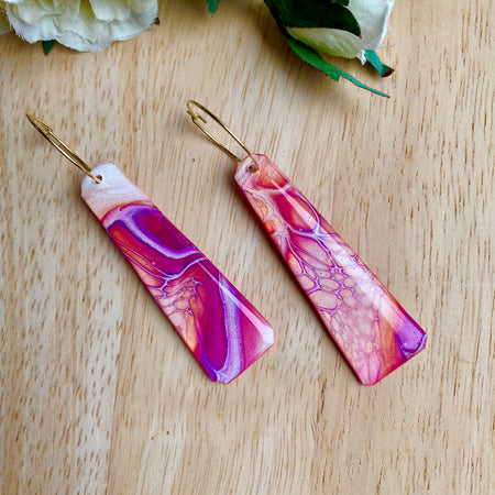 Colourful Handmade Arty Earrings