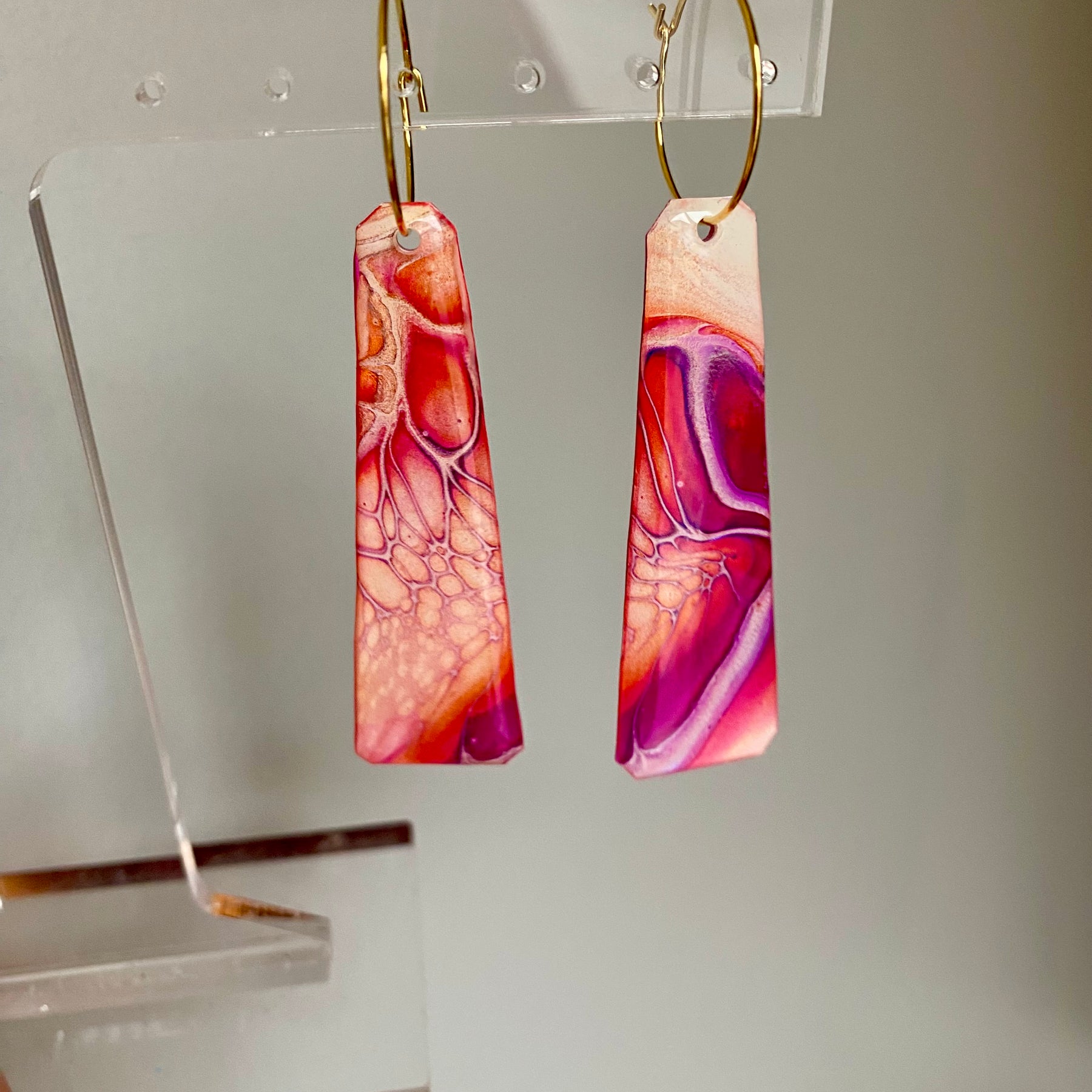 Colourful Handmade Arty Earrings