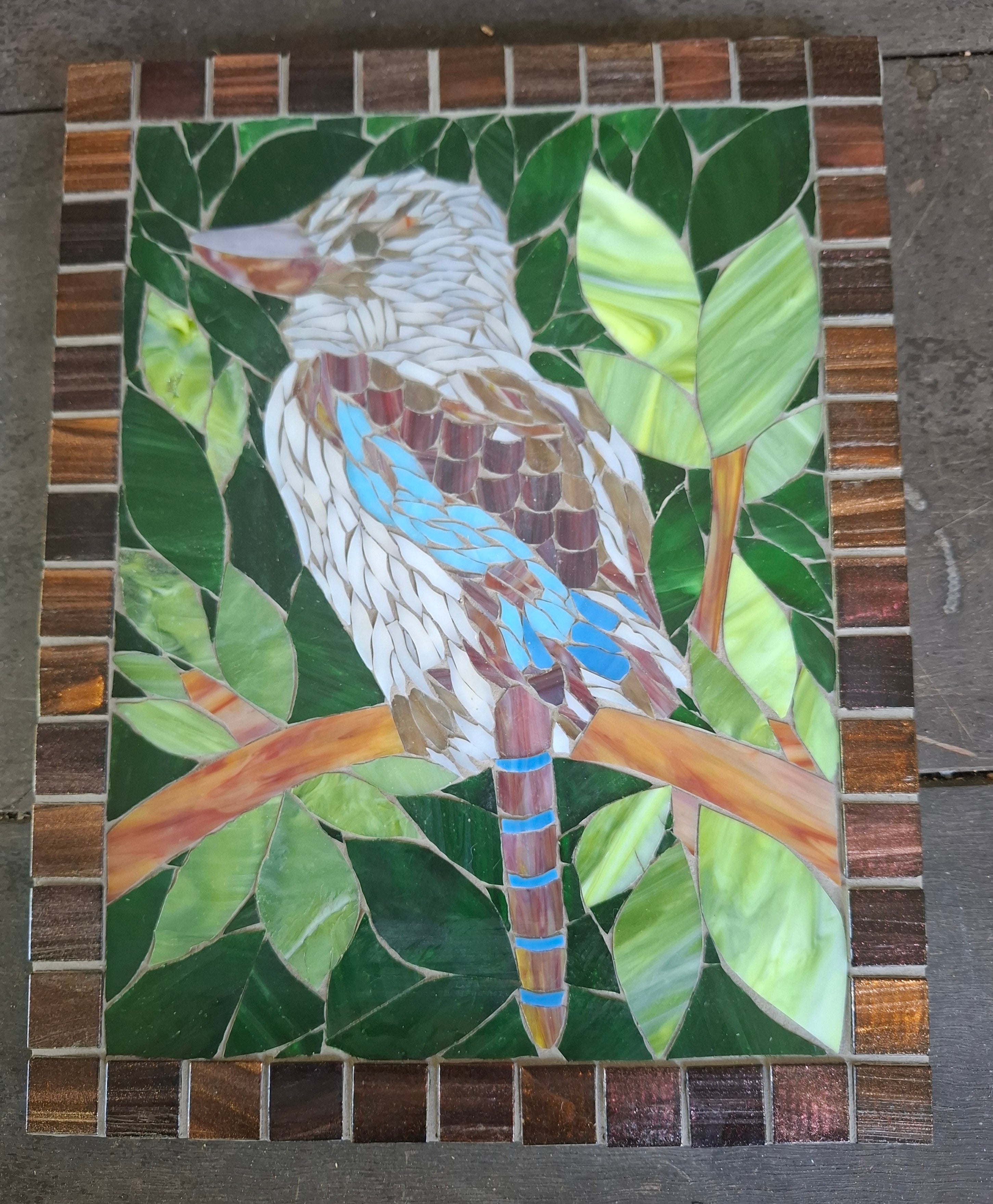 Kooky Glass Mosaic Kookaburra