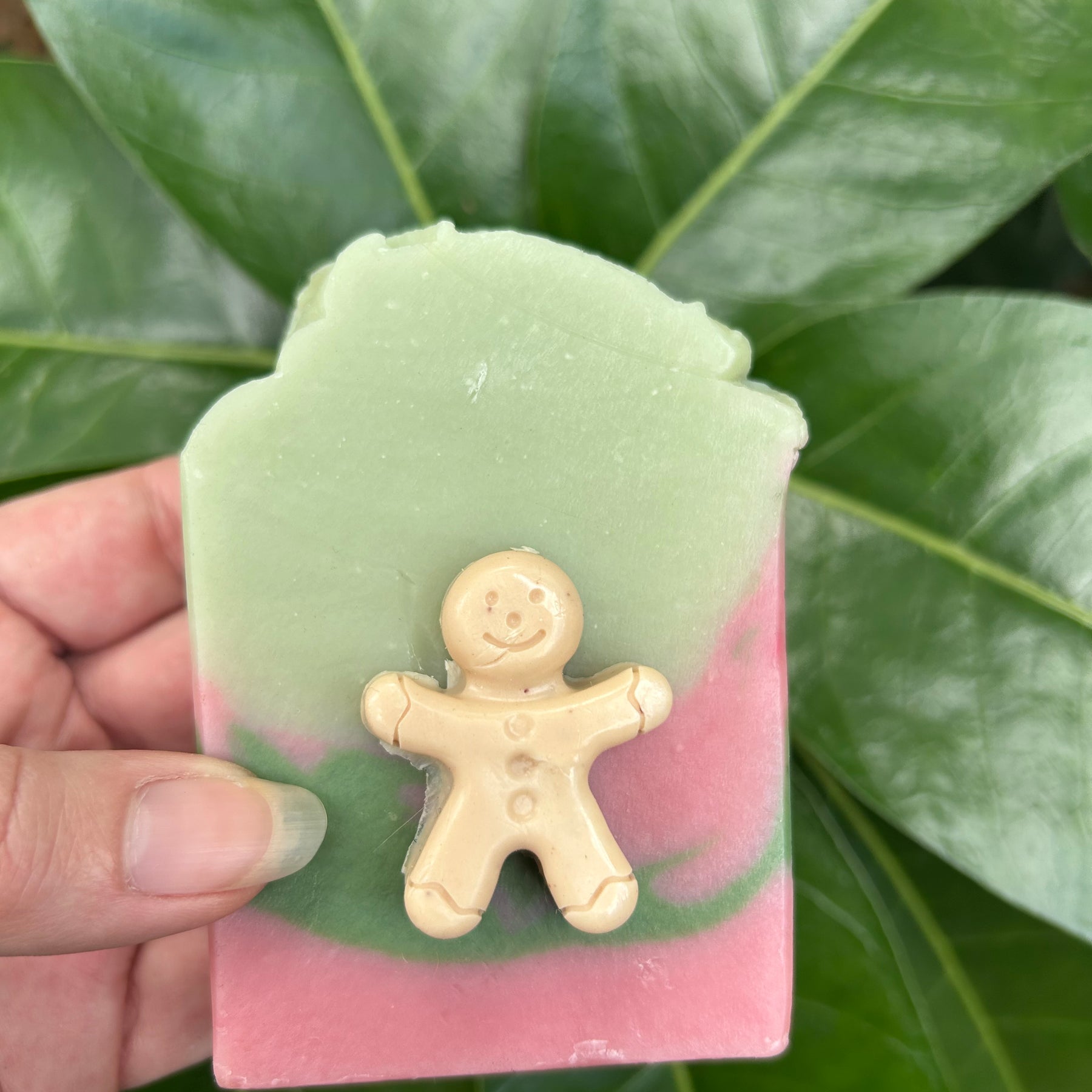 Handmade Yuzu Gingerbread Man Soap | Limited Edition Christmas Bar