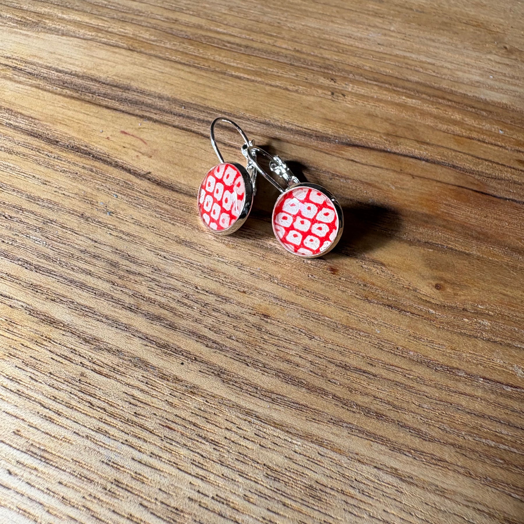 Japanese paper Resin earrings